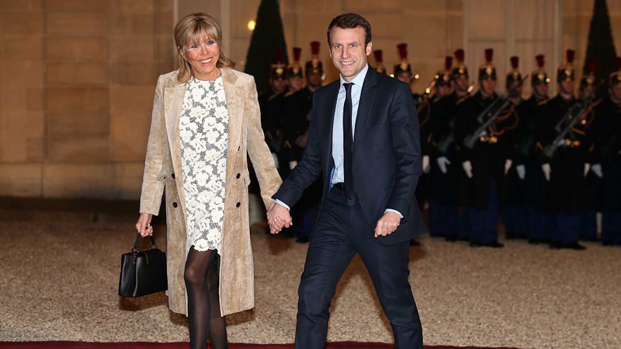Брижит Макрон и Эммануэль Макрон