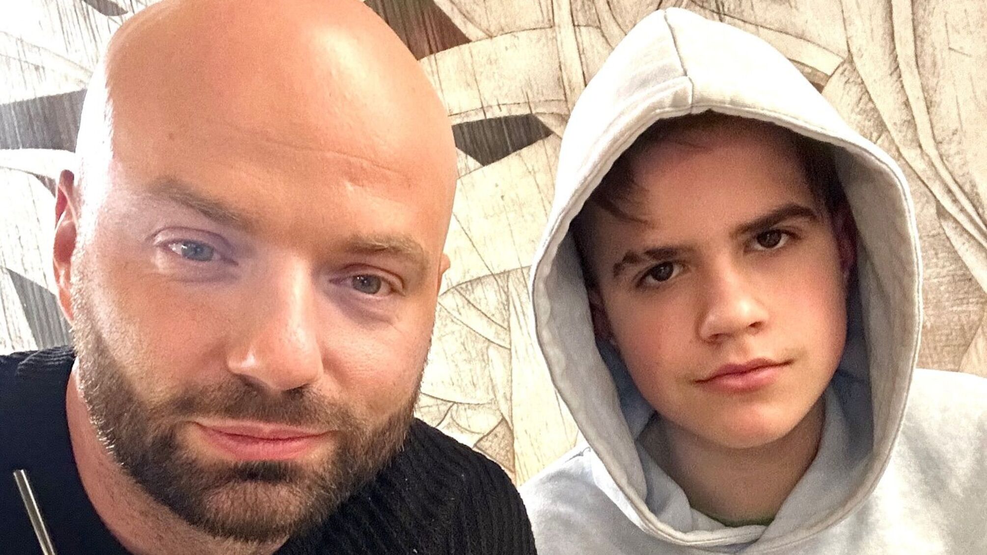 Слава Дьомін з сином