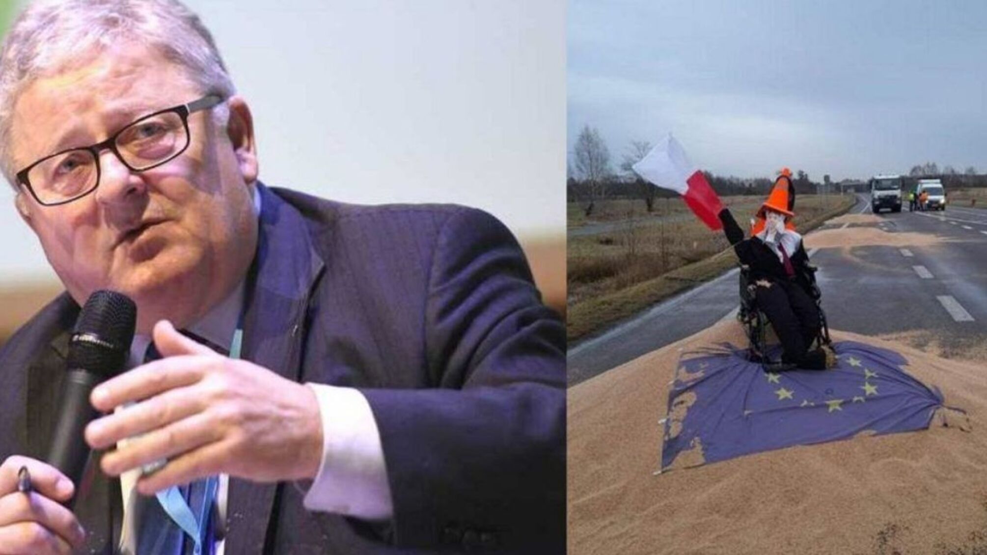 Польский министр Секерский принес извинения Украине за инцидент с рассыпанным зерном на границе