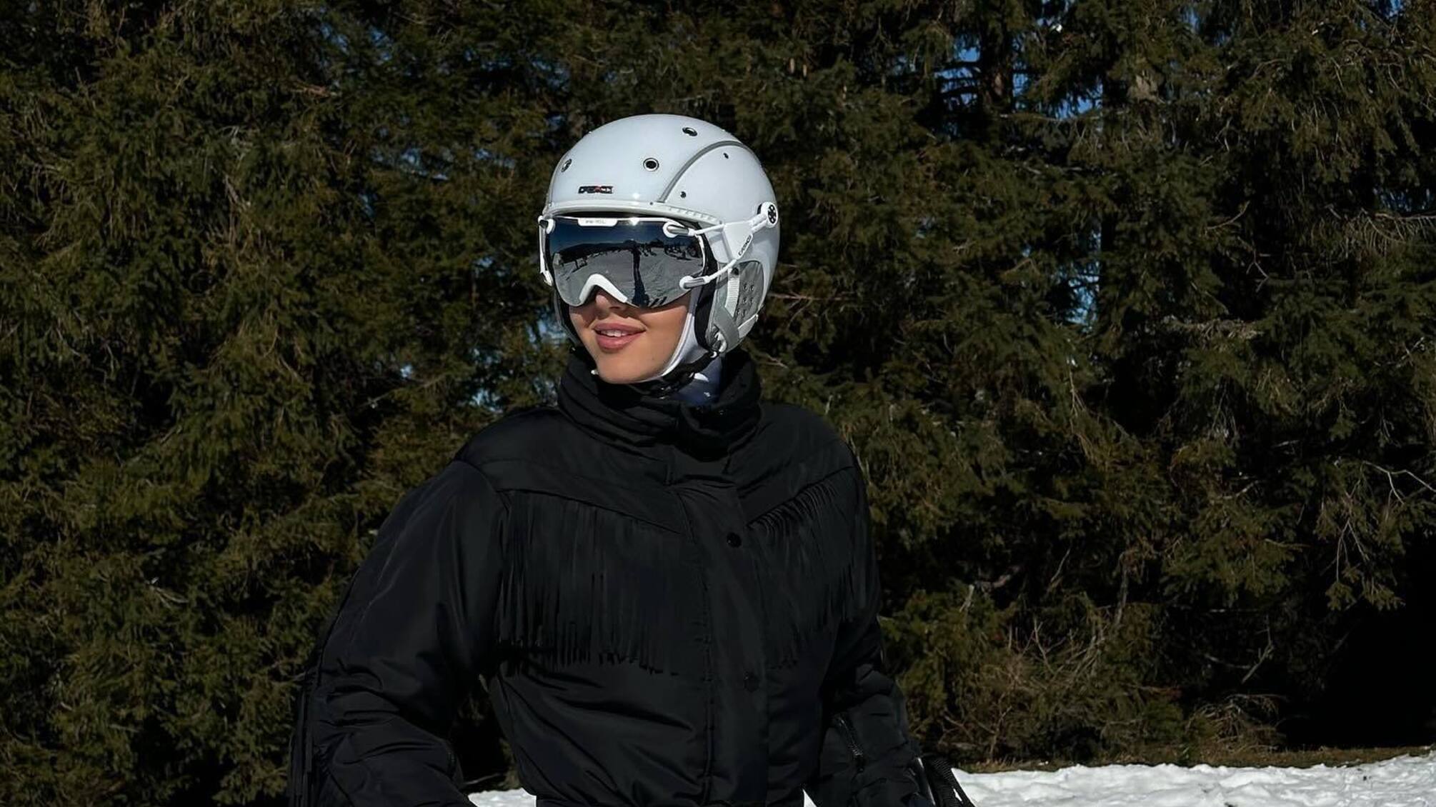 Аліна Френдій на лижах