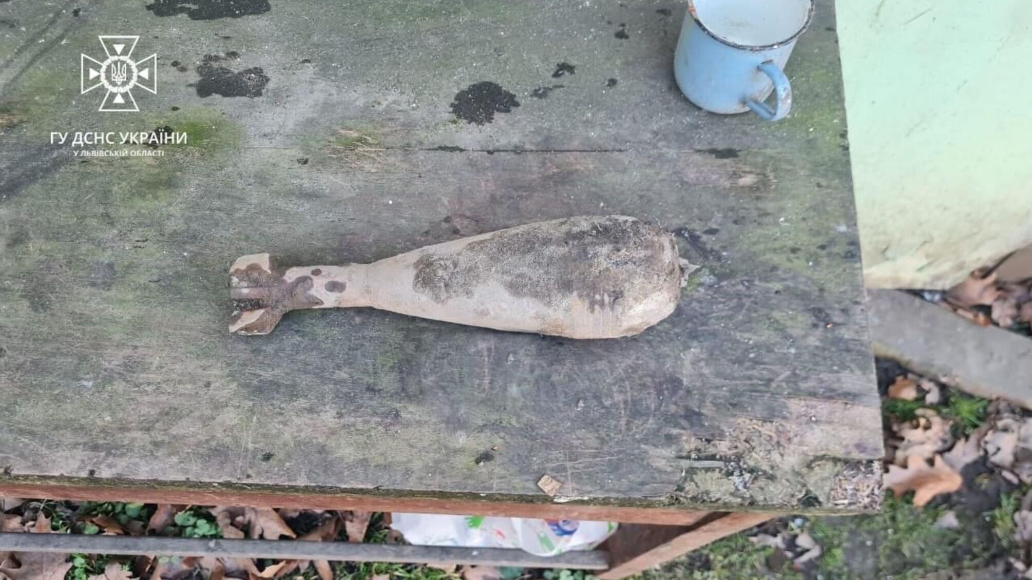 Во Львовской области несовершеннолетний мальчик обнаружил боеприпас