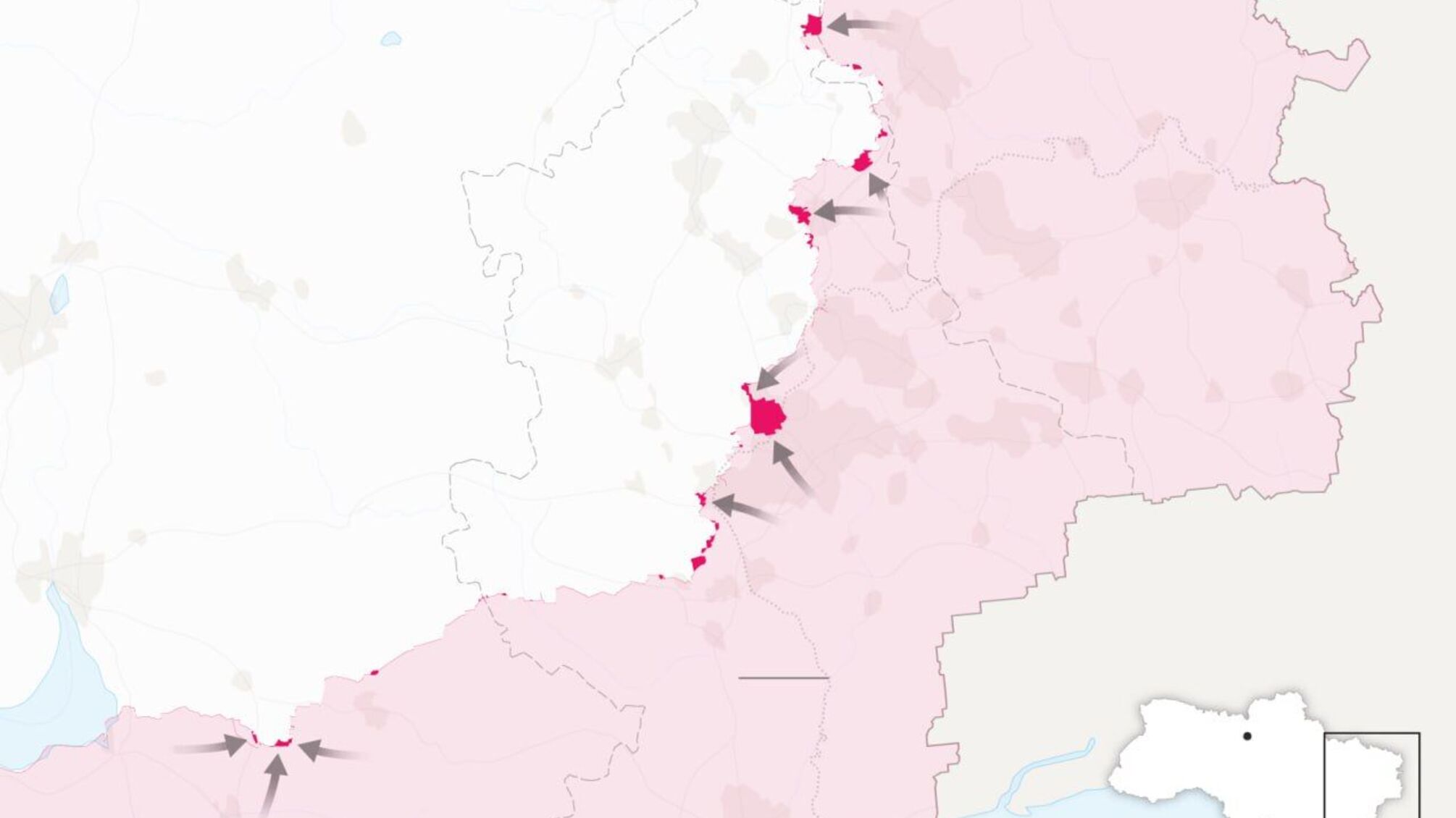 Россия борется за прорыв украинской границы в пяти местах, – The New York Times