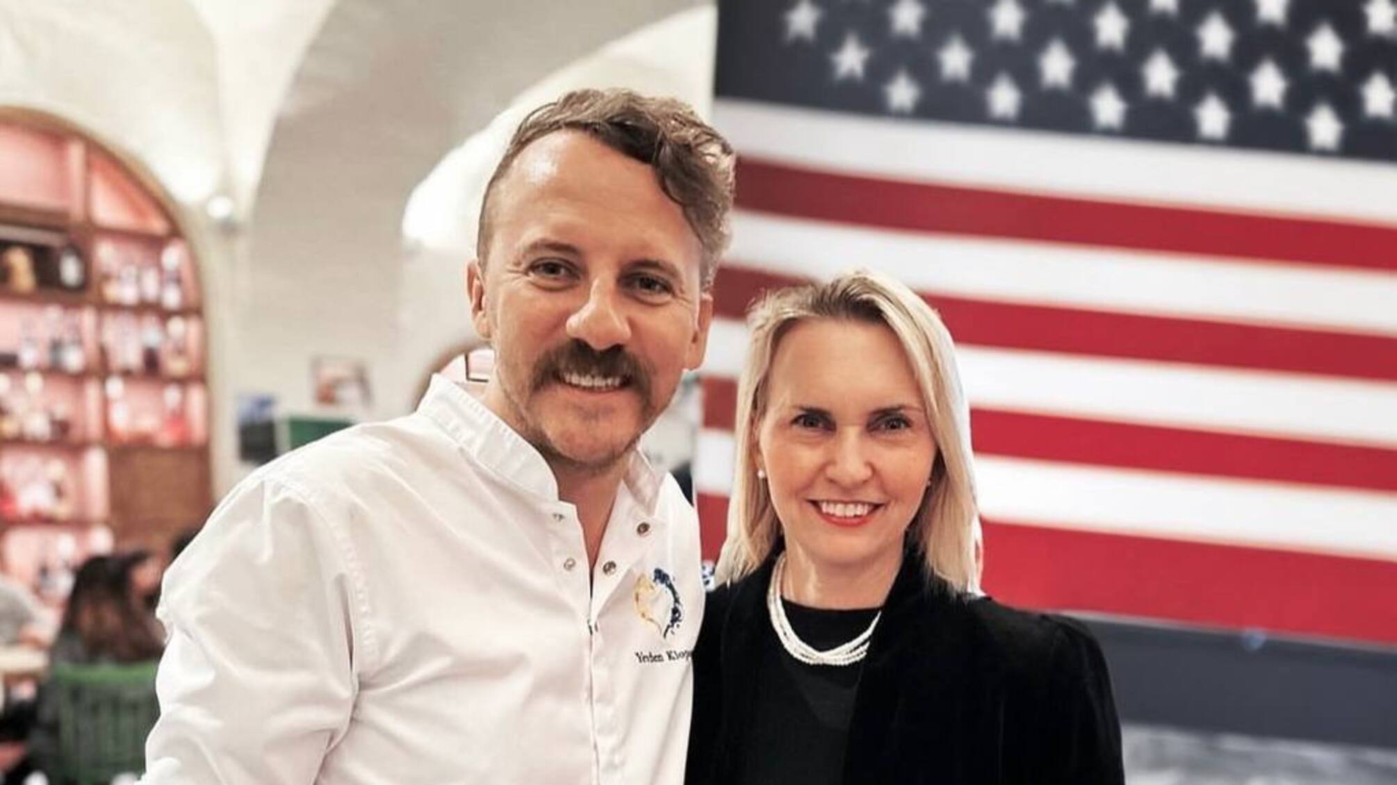 Клопотенко нагодував амбасадорку США в Україні Брінк галушками