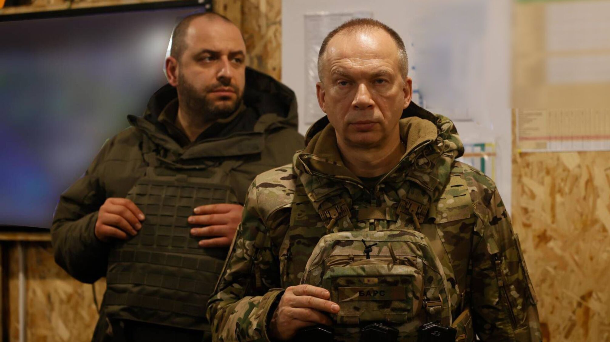 Александр Сырский и Рустем Умеров проверили боевую готовность войск на передовой