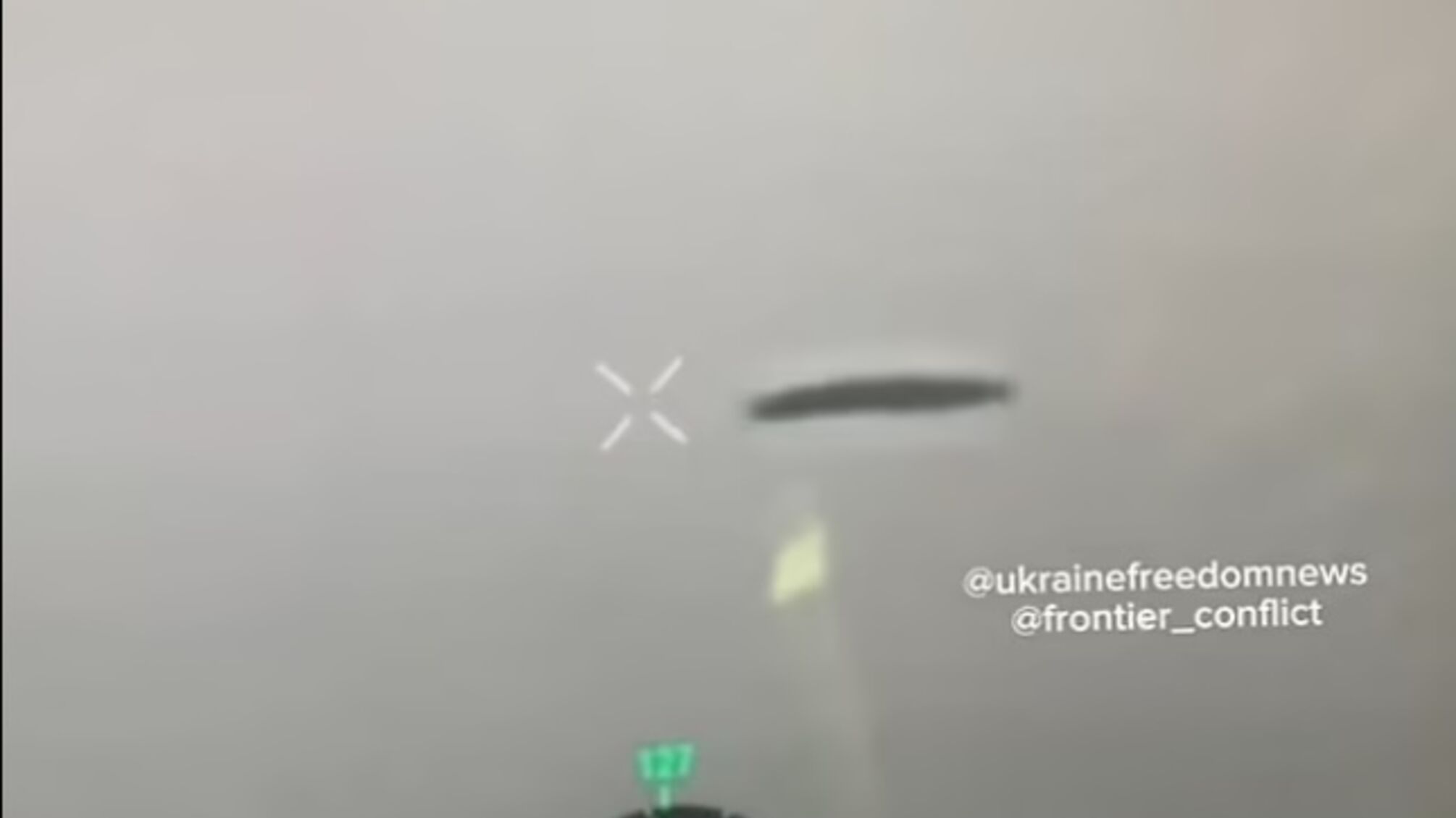 Эксклюзивное видео: загадочное НЛО на тепловизионных кадрах украинских военных
