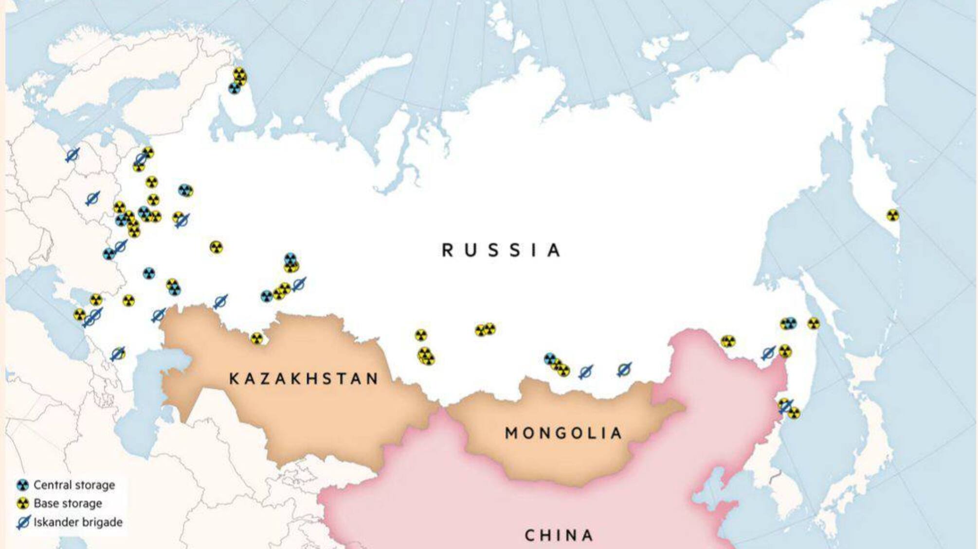 Ядерное и баллистическое оружие: россияне репетируют войну с Китаем