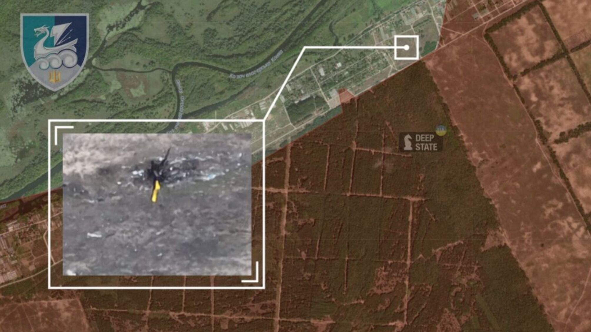 Сили оборони підняли прапор України в селі Кринки