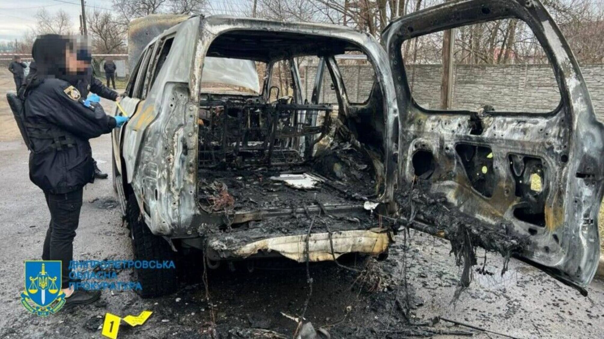 В Никополе расстреляли авто заместителя мэра: он погиб
