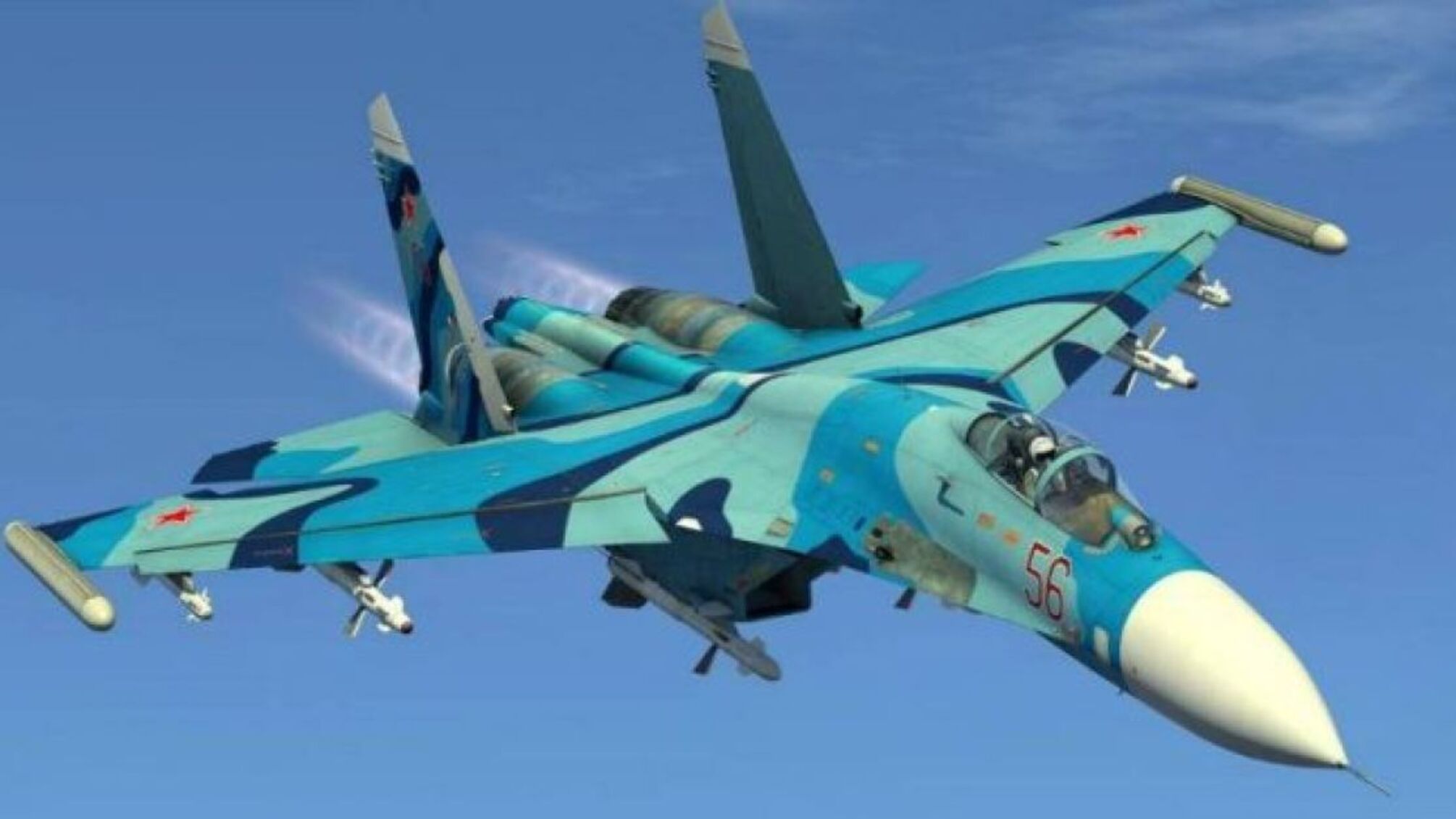 Предварительно в России упал очередной Су-27