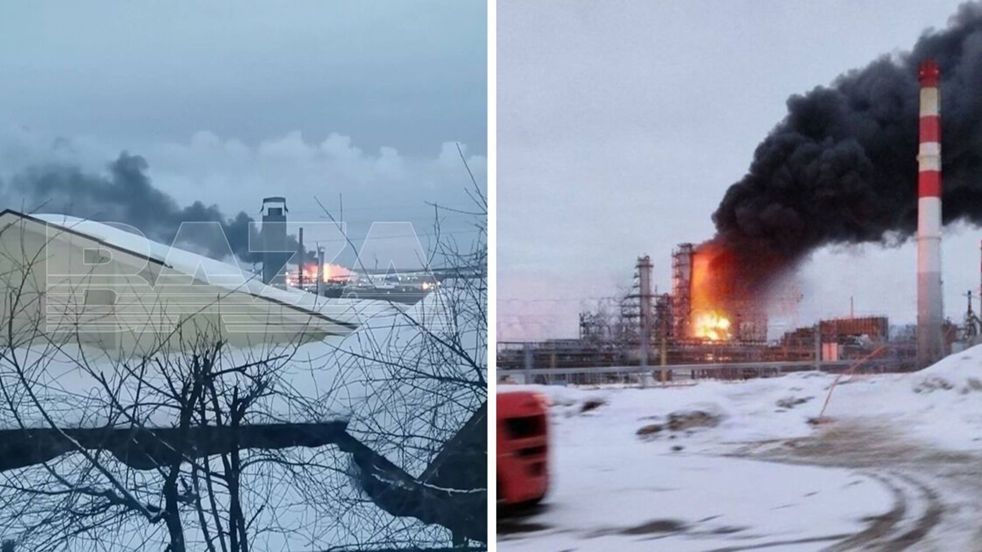 Удар по енергетичному комплексу: горить нафтохімічний завод в Кстові