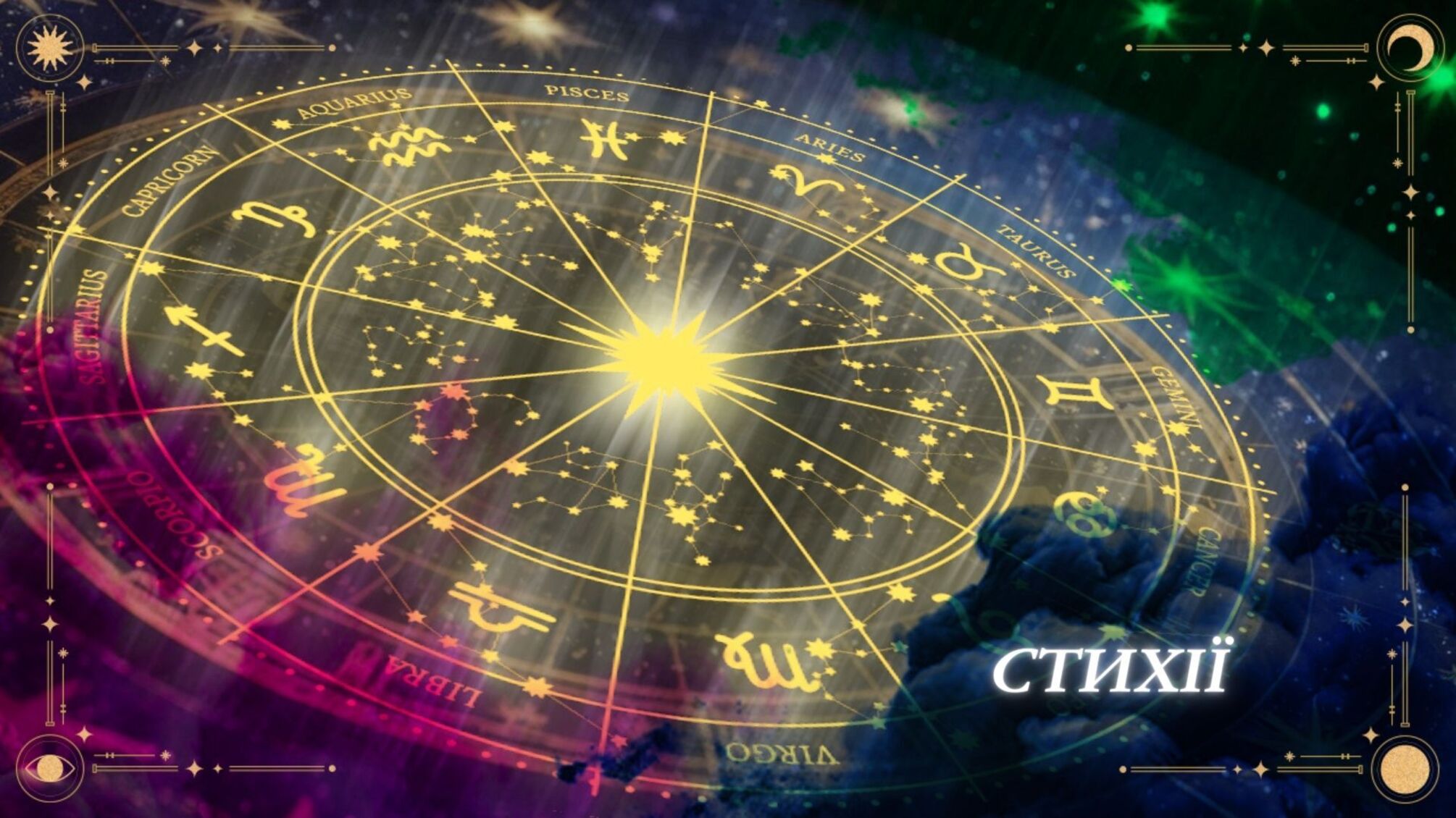 Цветные знаки зодиака
