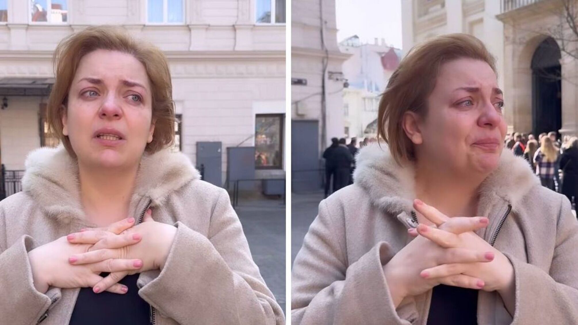 Психологиня Холоденко записала емоційне відео після похорону українського військового