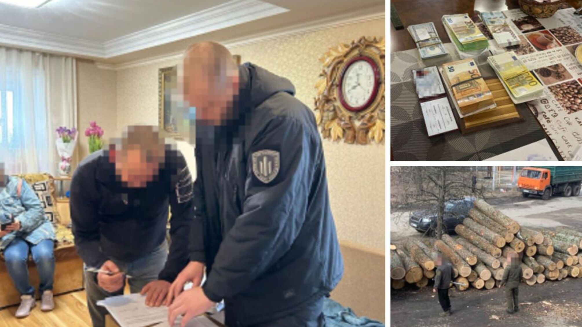 Працівники ДБР, гроші та ліс