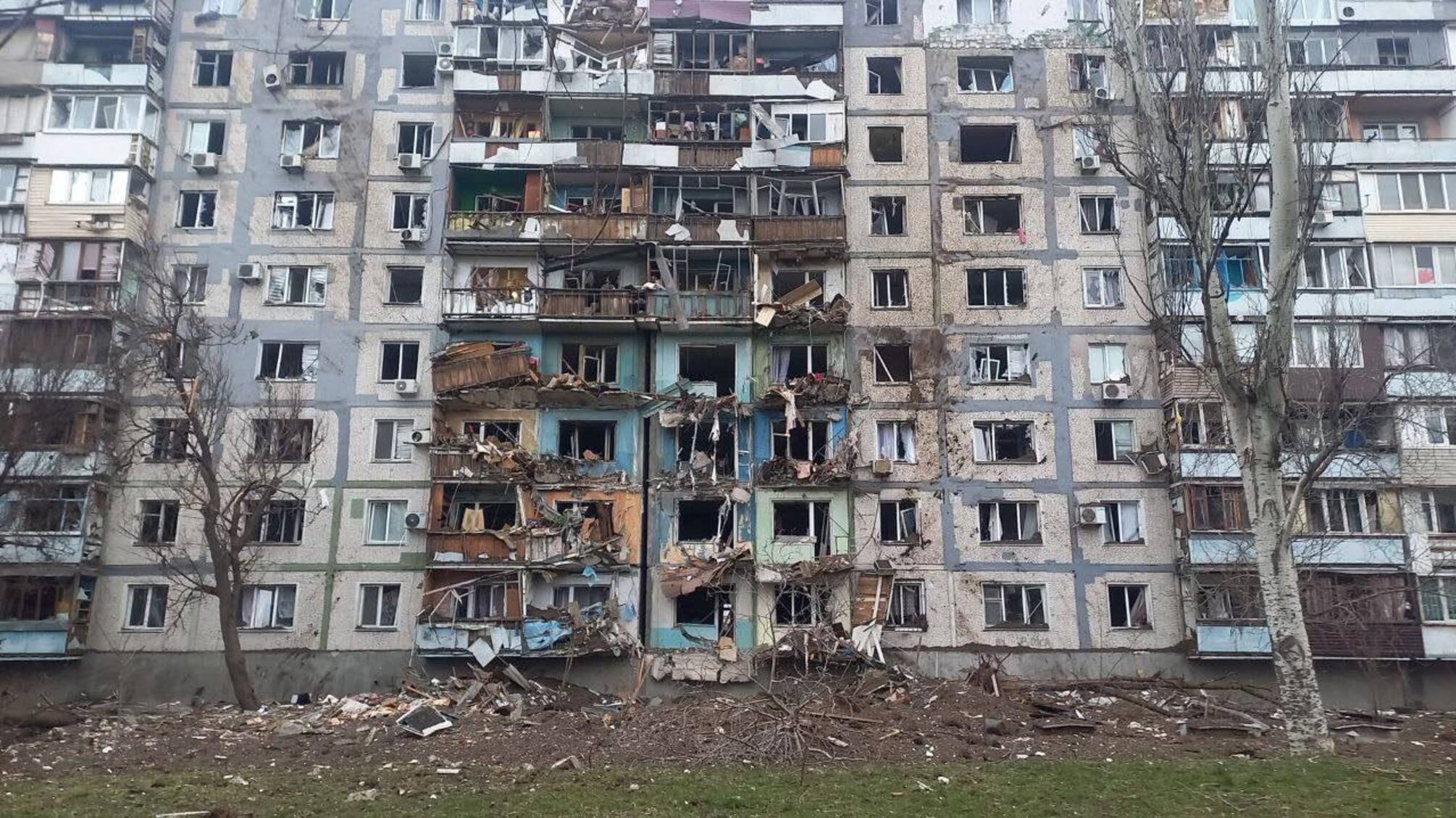 В Запорожье, предварительно, семь домов полностью разрушены