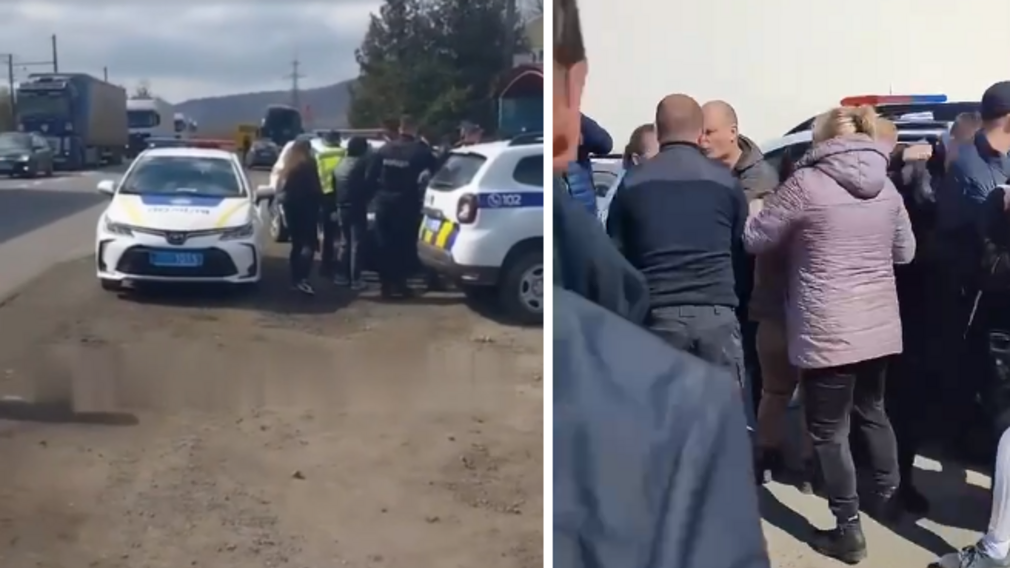 Протест проти ТЦК на Закарпатті