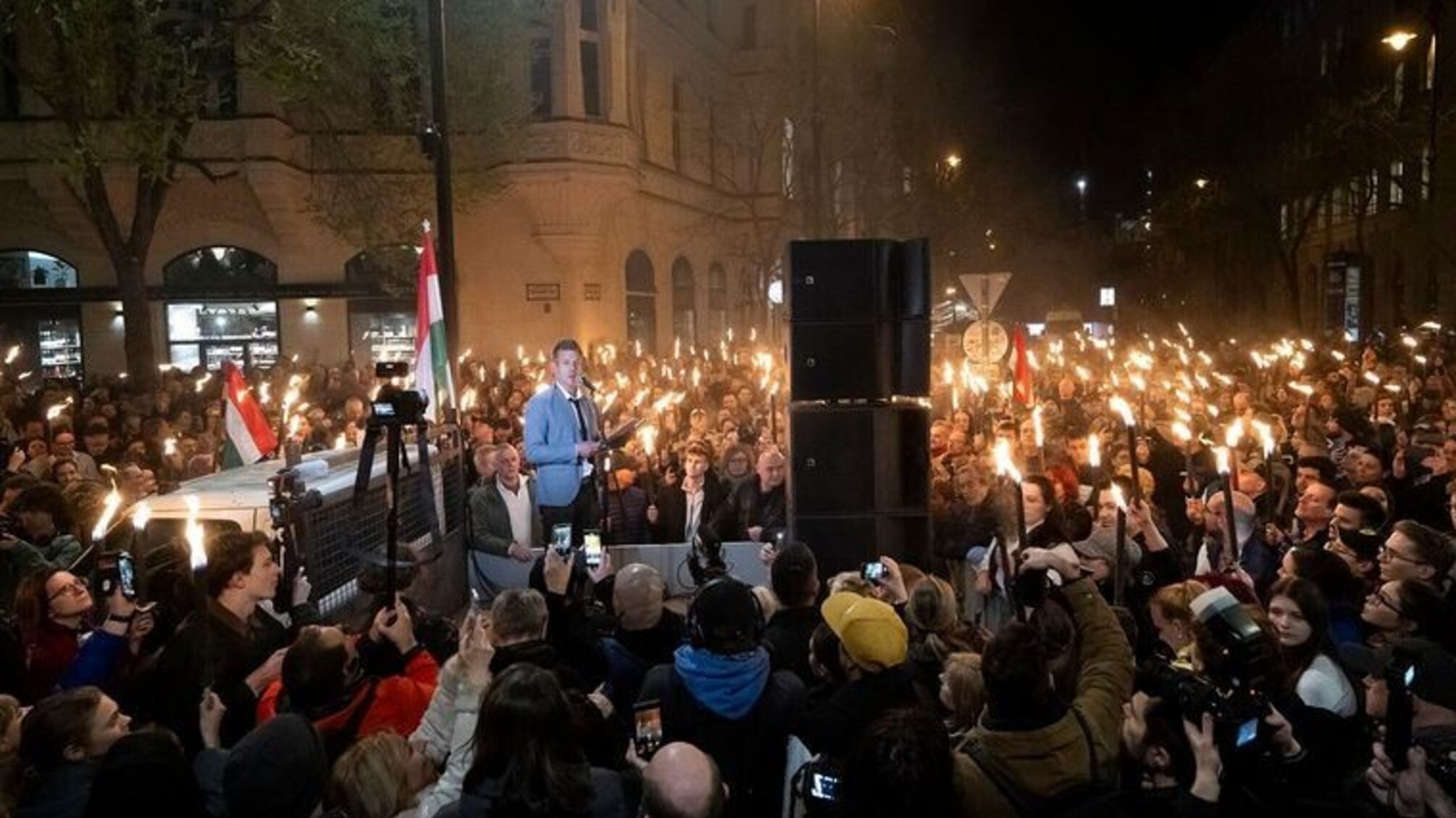 Протест в Венгрии