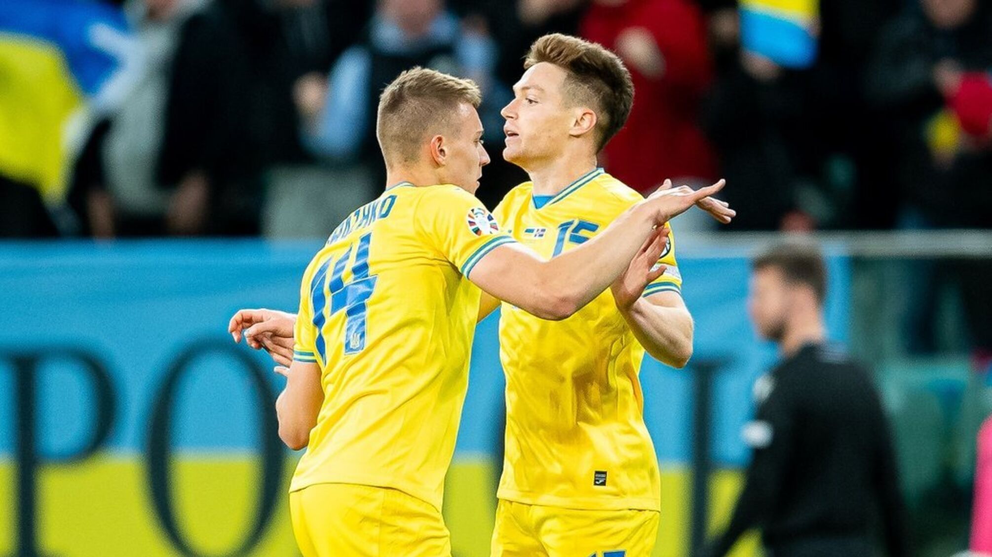 Игроки Цыганков и Мудрик забили голы за сборную Украины