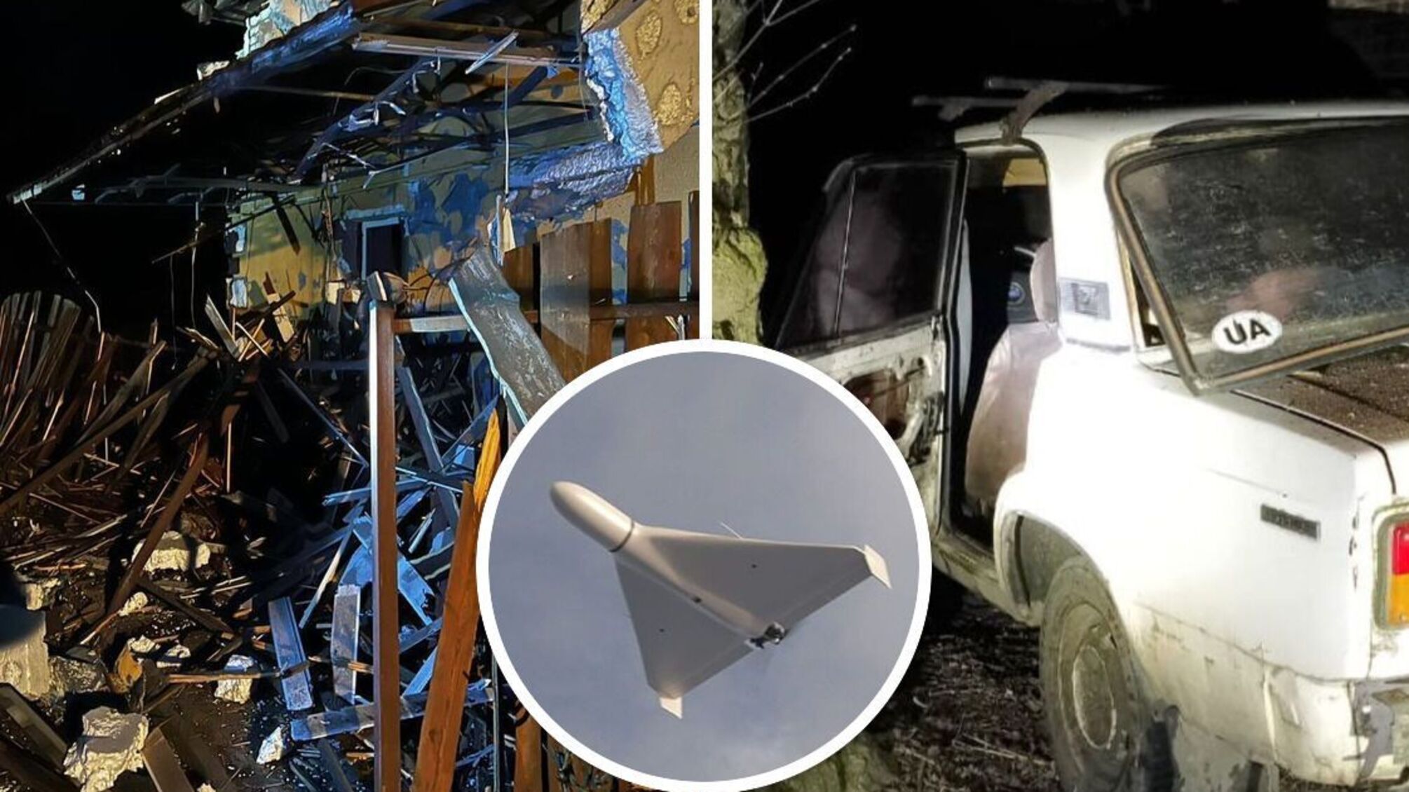 Ночная атака дронами