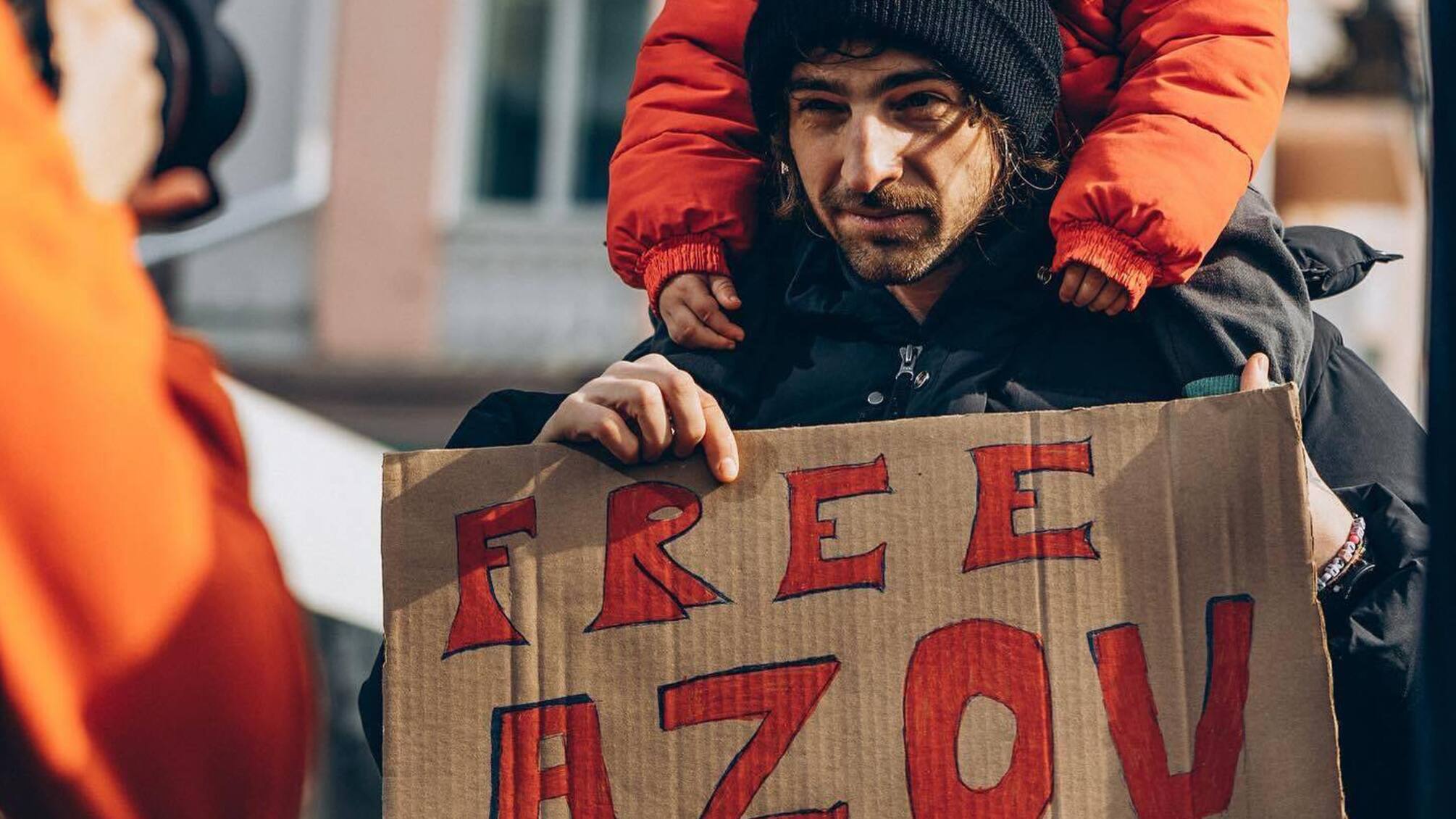 Владимир Дантес на митинге