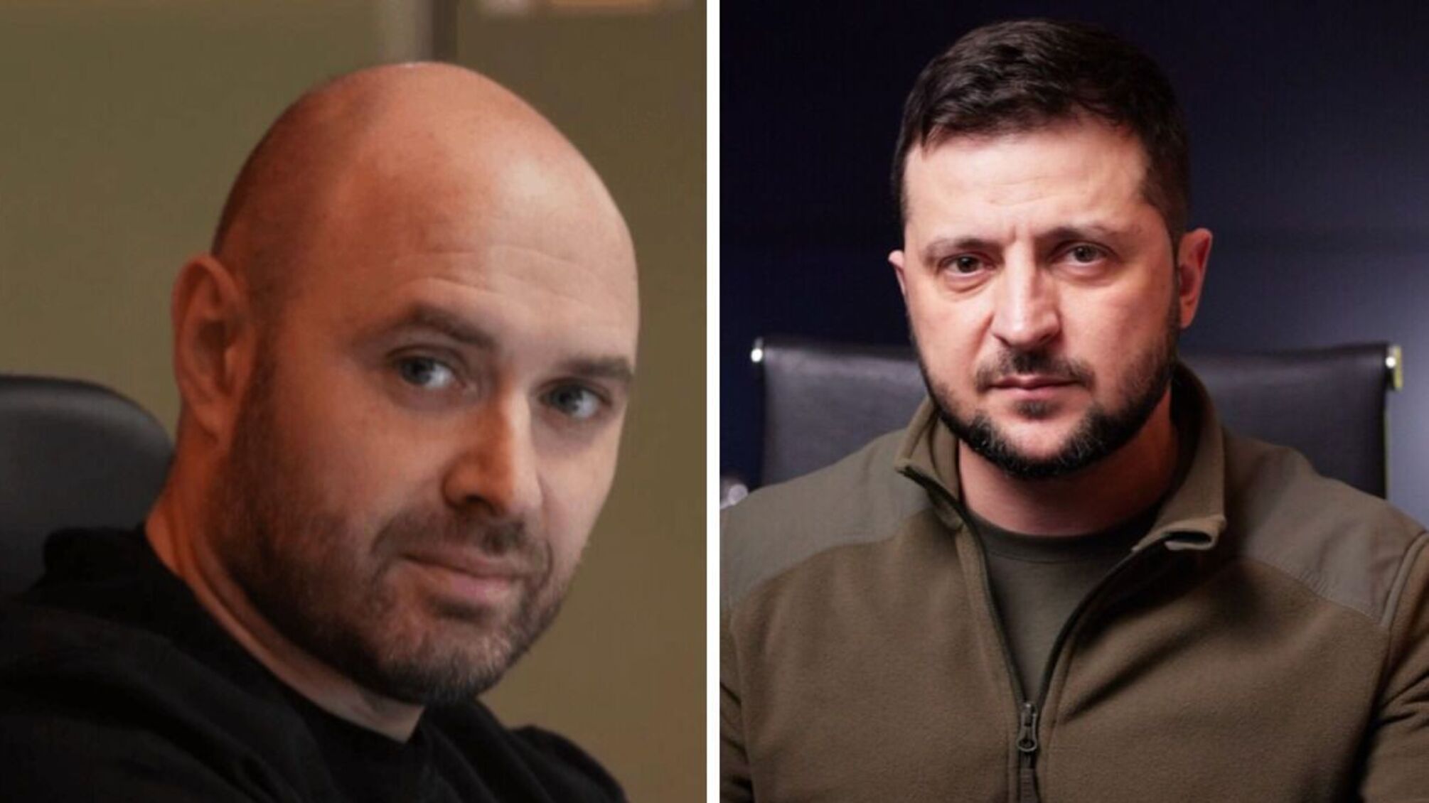 Данило Мокрик та Володимир Зеленський