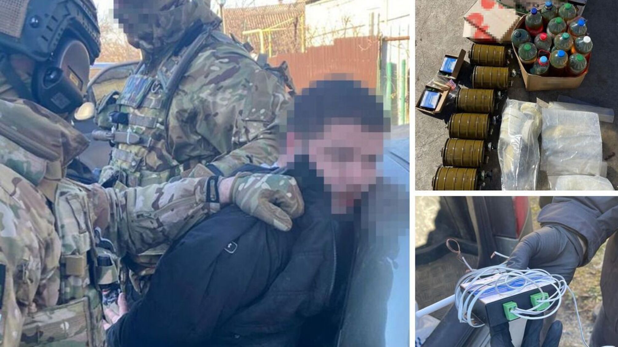 Працівники СБУ затримують російського агента