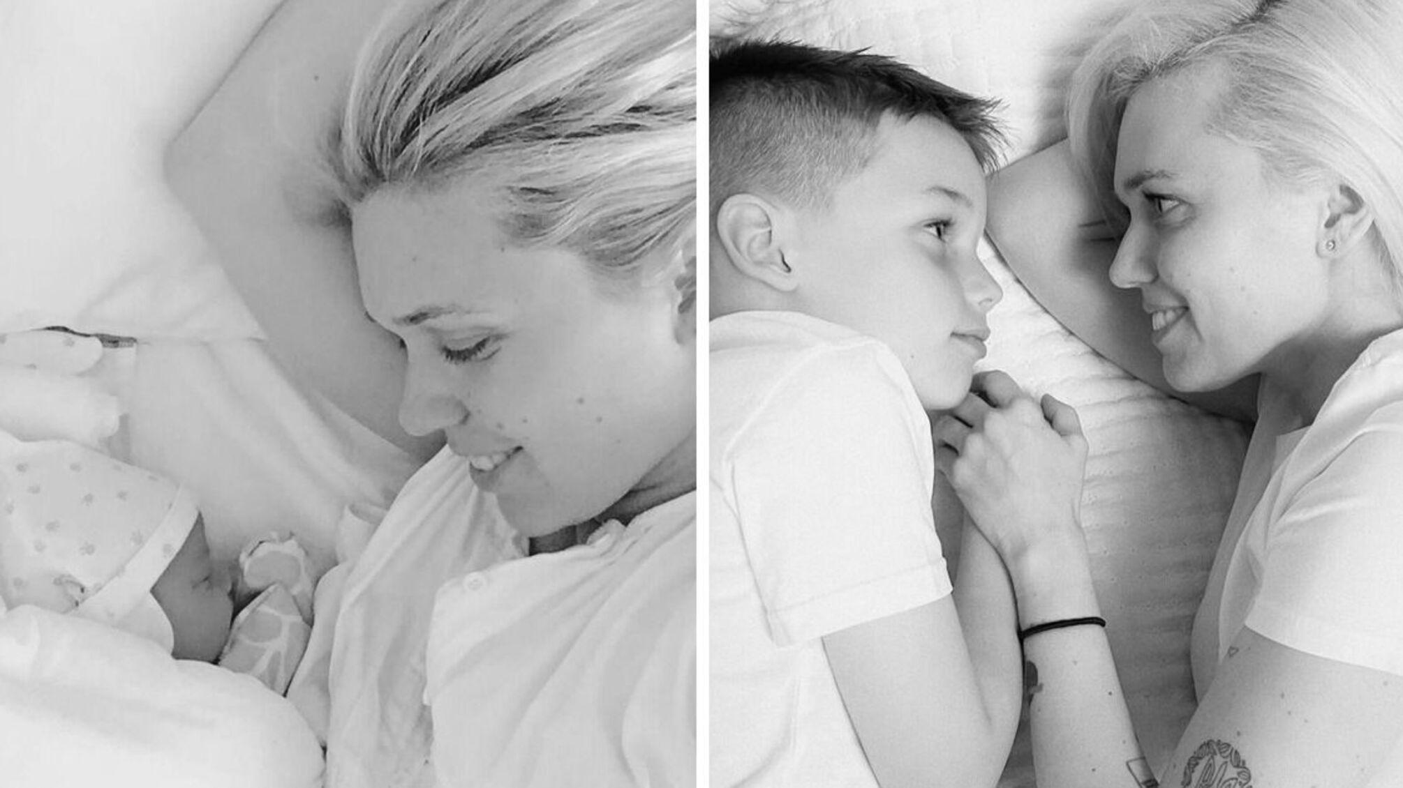 Ярослава Гресь із сином