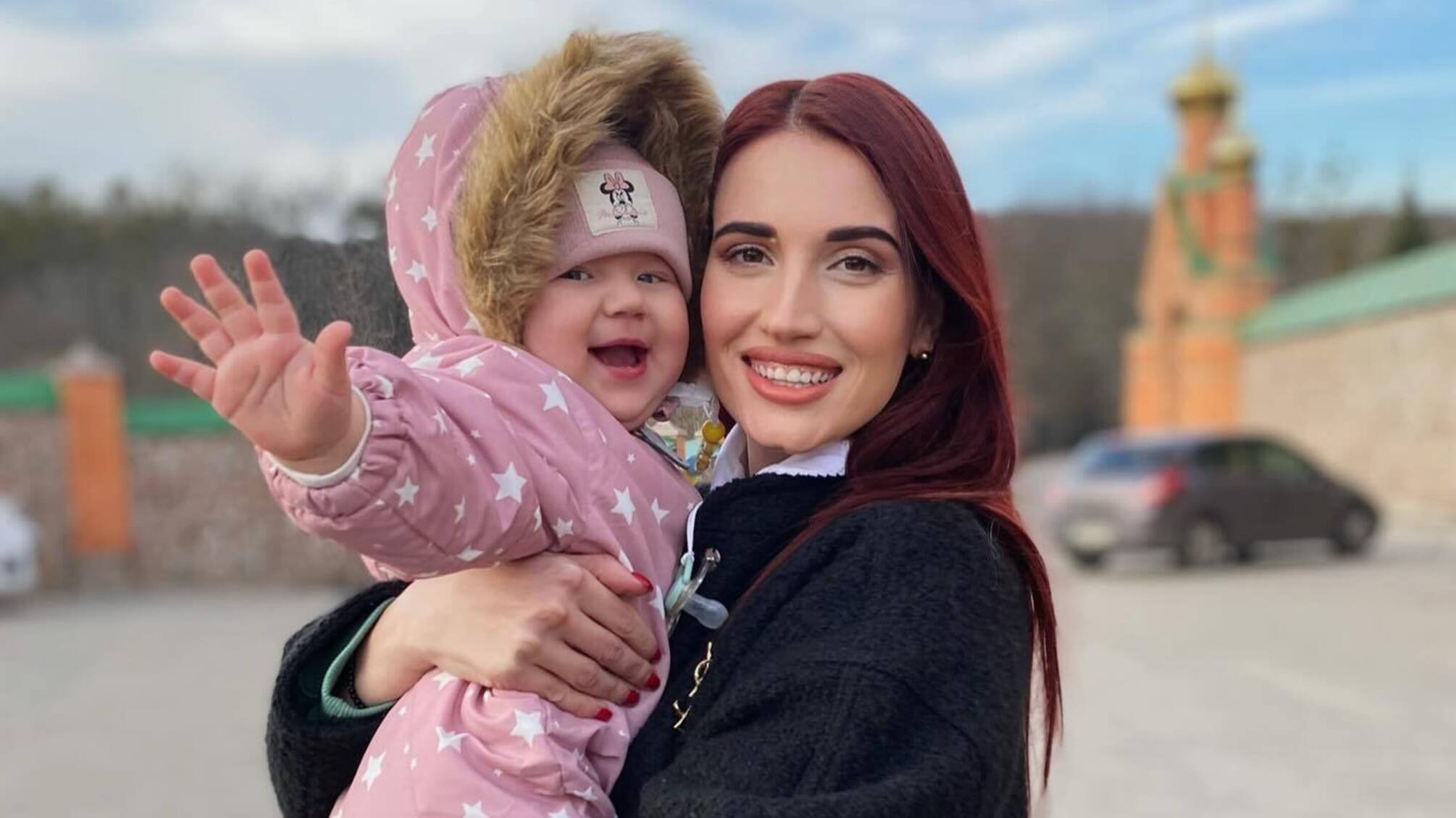 Євгенія Емеральд з донькою