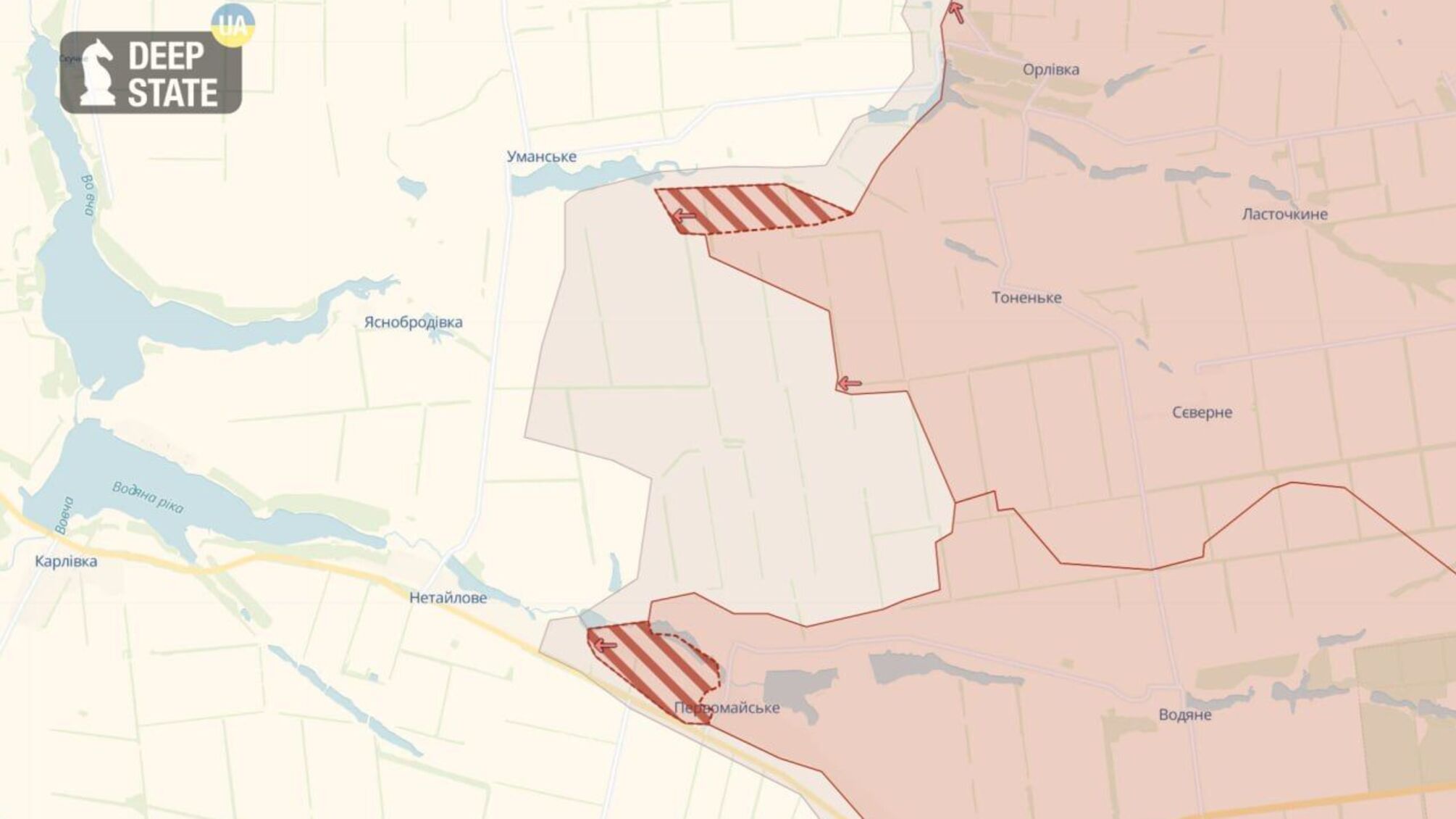 Карта боевых действий