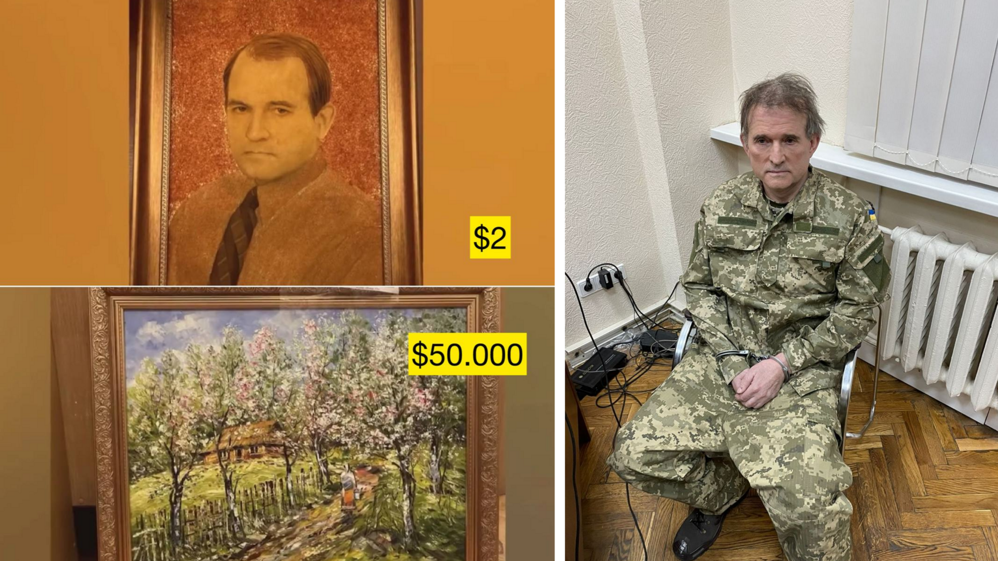 264 арештованих картин Медведчука готуються до продажу, - АРМА