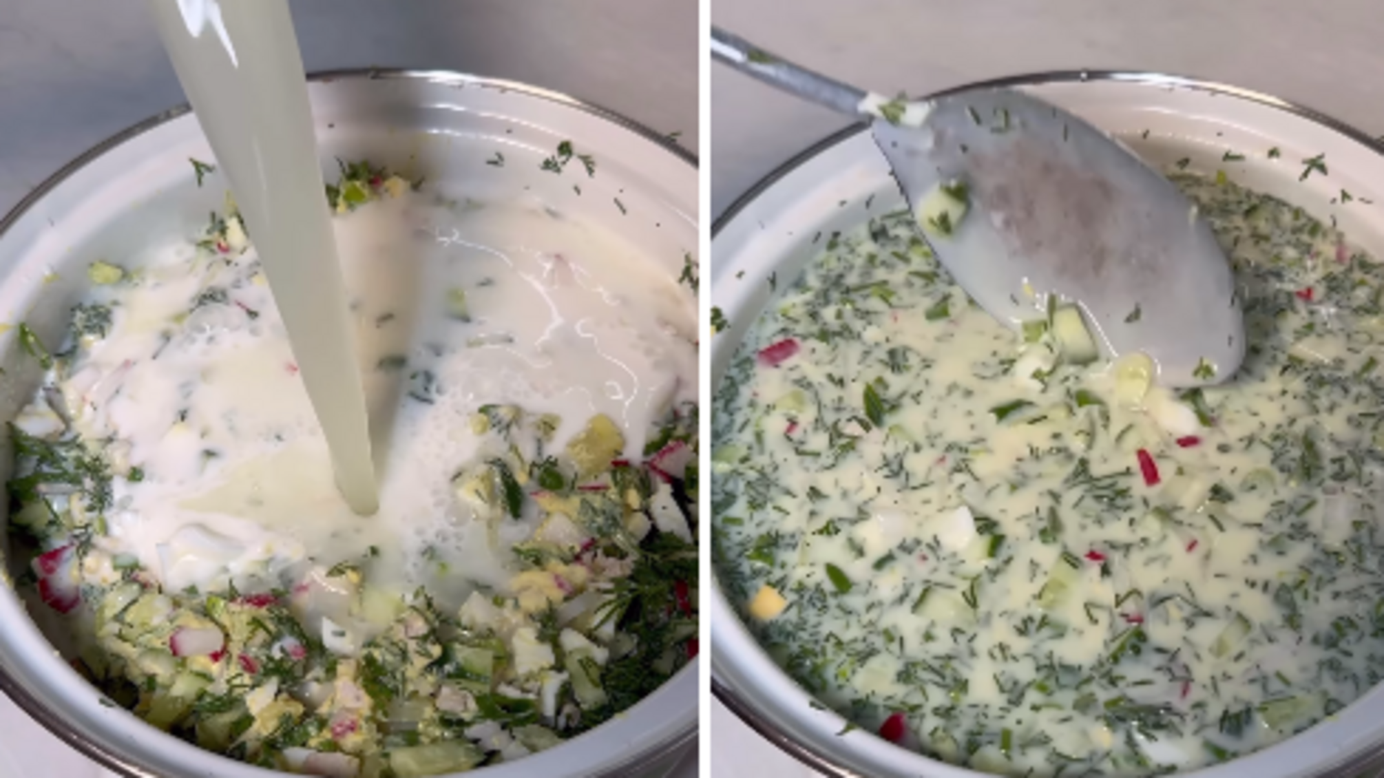 рецепт окрошки