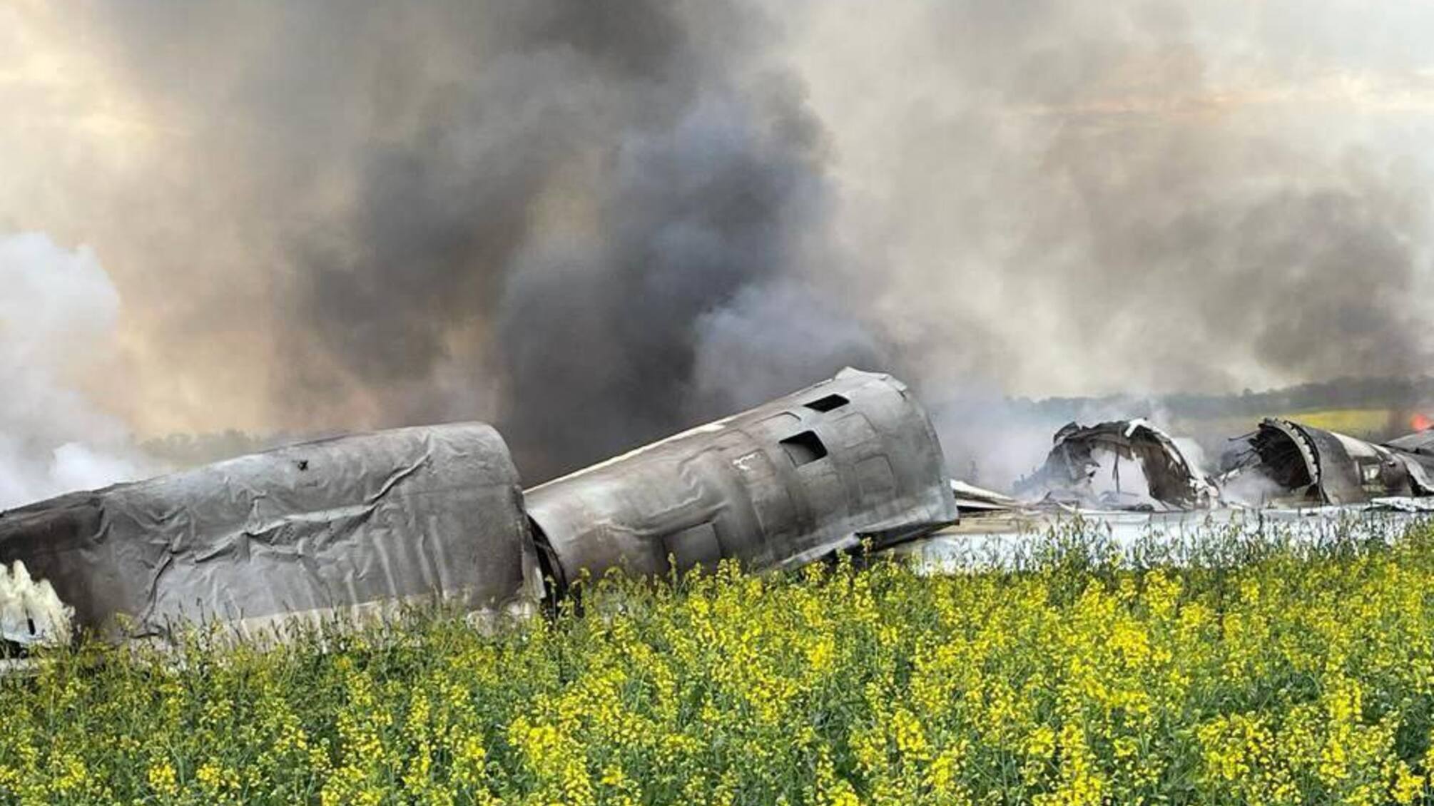 Розбитий російський літак