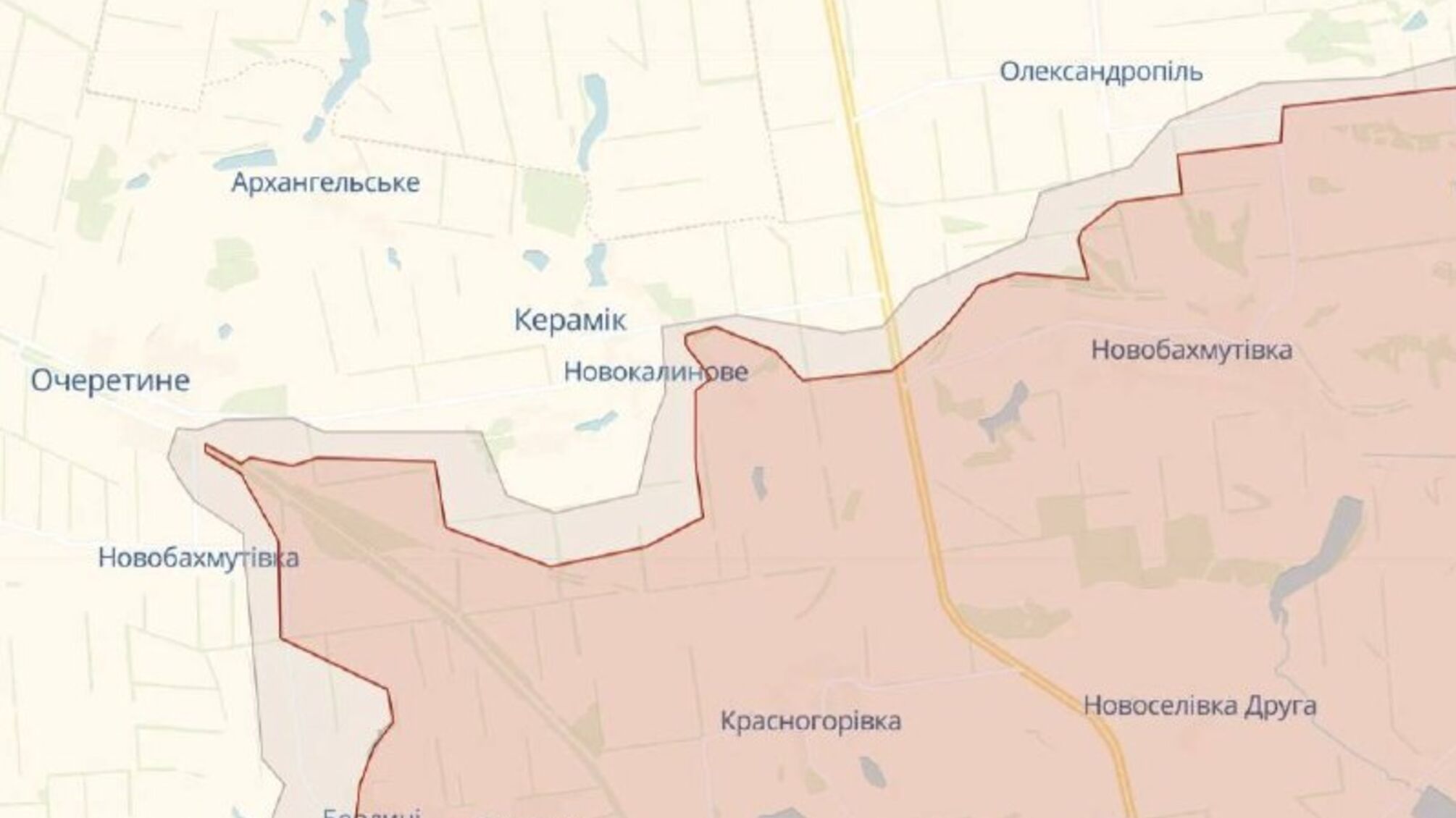 Мапа бойових дій