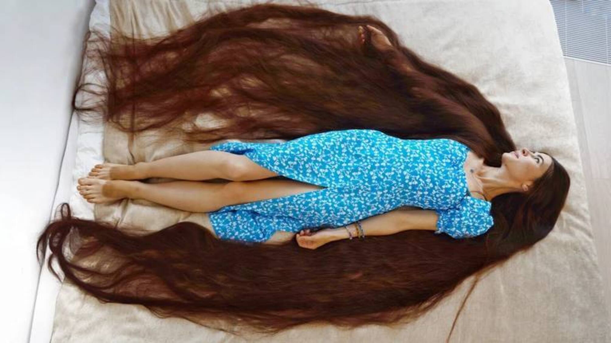 Самые длинные волосы в мире: украинка Алия Насырова попала в Книгу рекордов Гиннеса