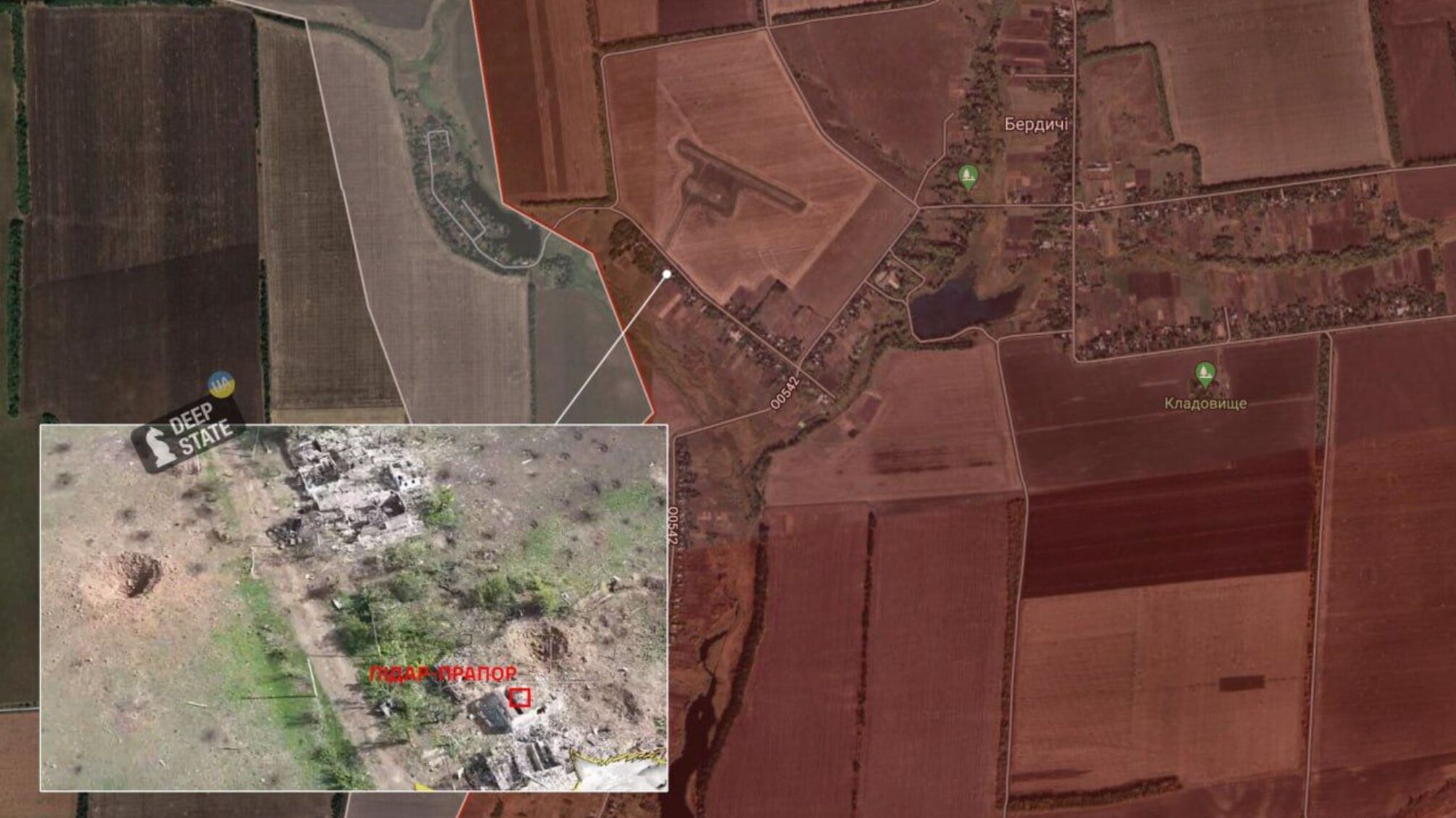 В Донецкой области россиянам удалось закрепить свои позиции в Бержичах и Очеретино