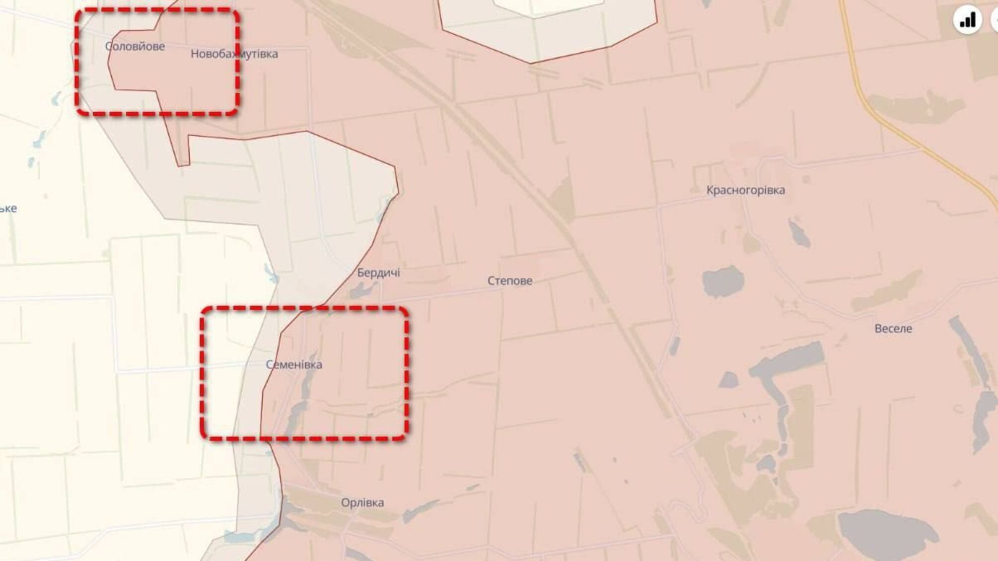Российские войска захватили села Соловьево и Семеновка в Донецкой области - Deep State