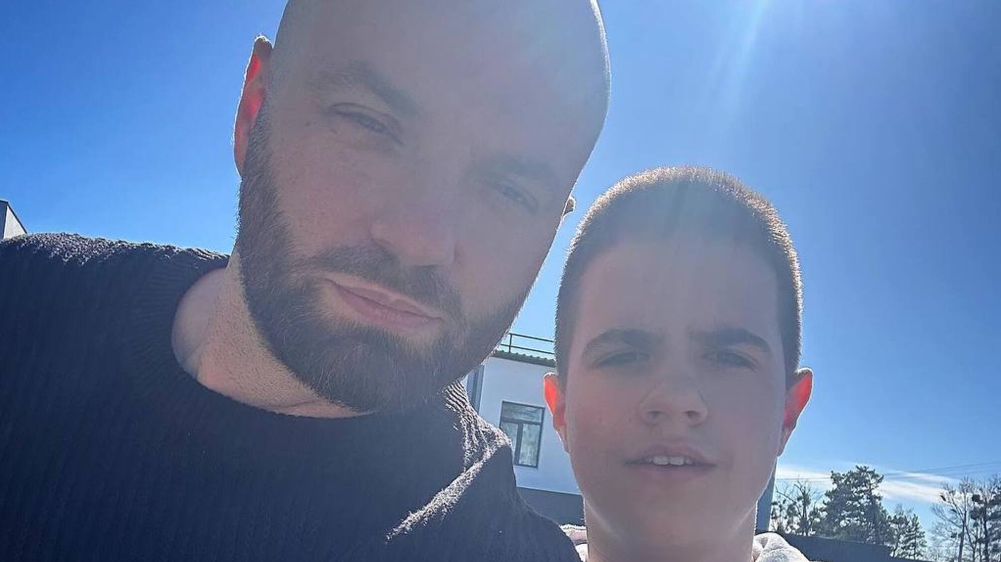 Слава Демин и сын