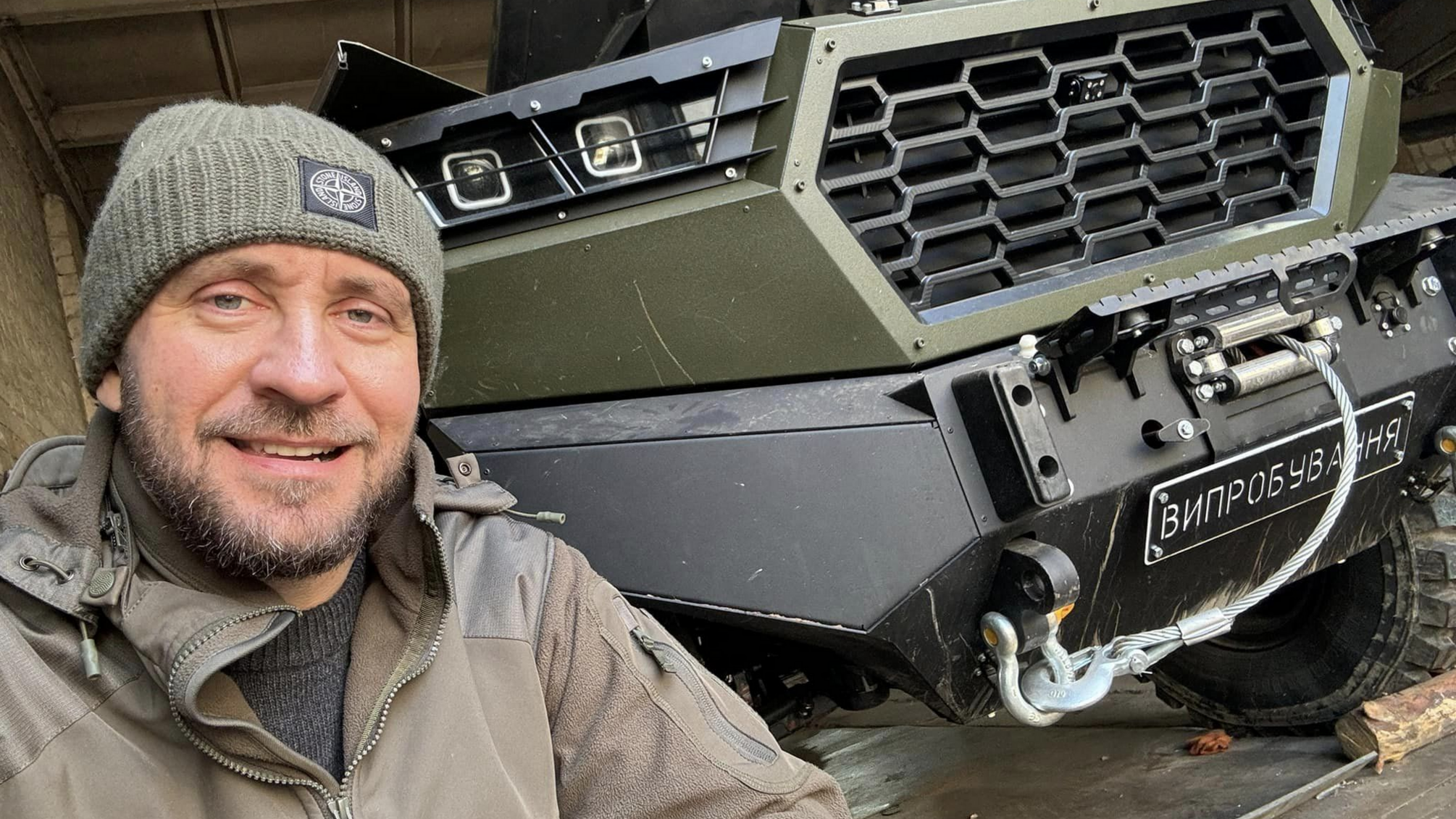 Роман Бочкала показал первый украинский бронеавтомобиль Inguar-3 с уровнем защиты НАТО
