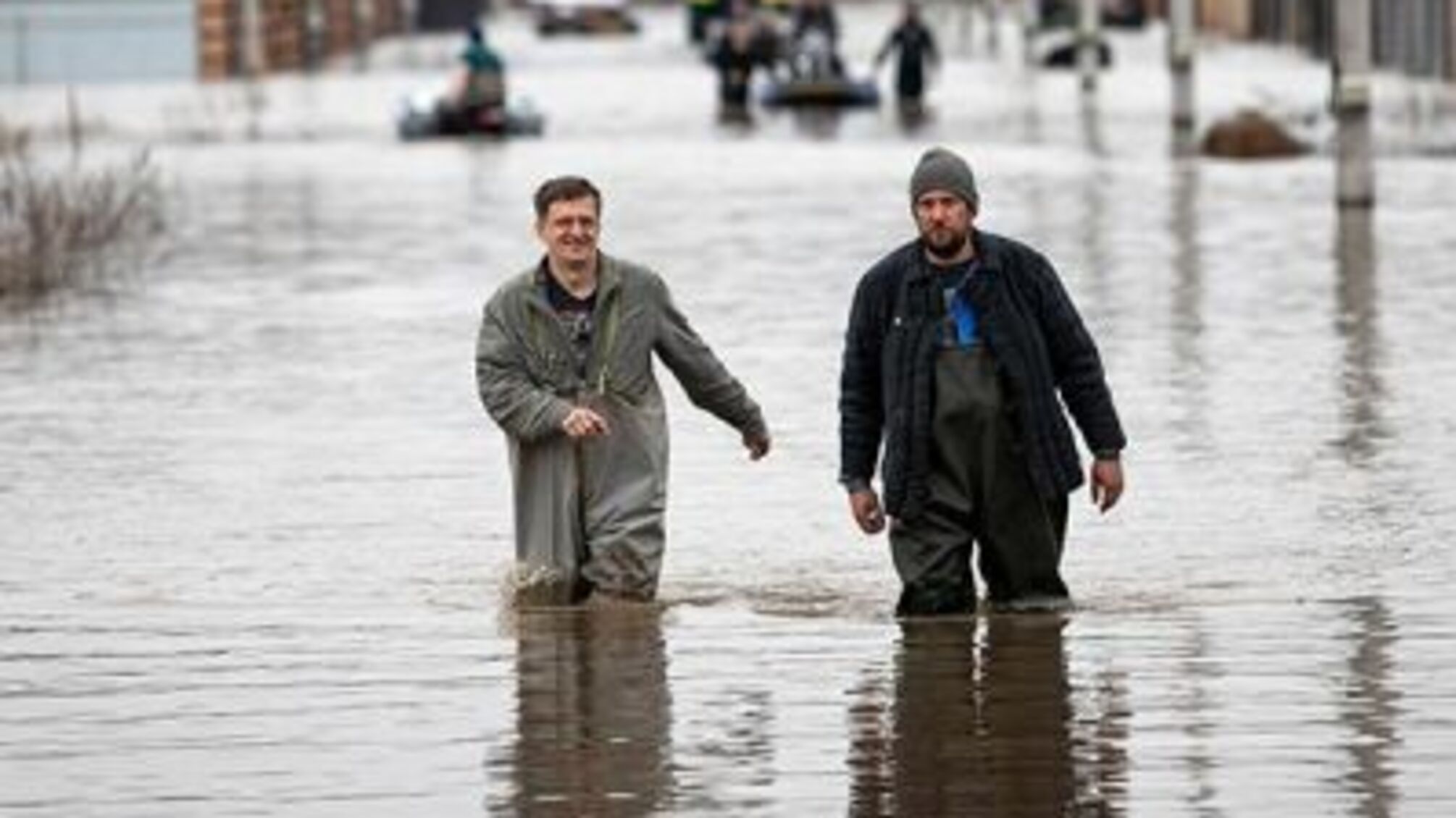 Пик наводнения в Оренбурге впереди, вода продолжает подниматься