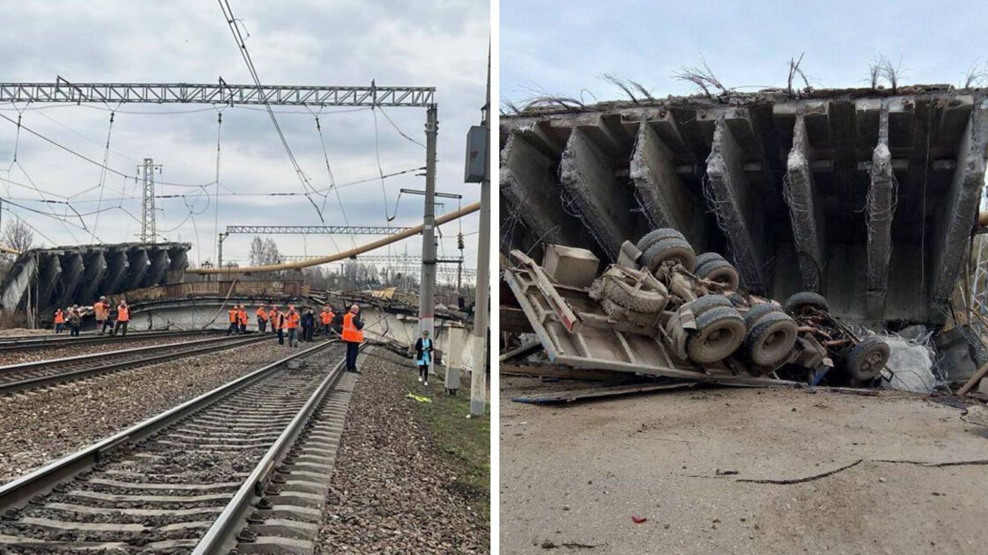 У Смоленській області росії обвалився міст