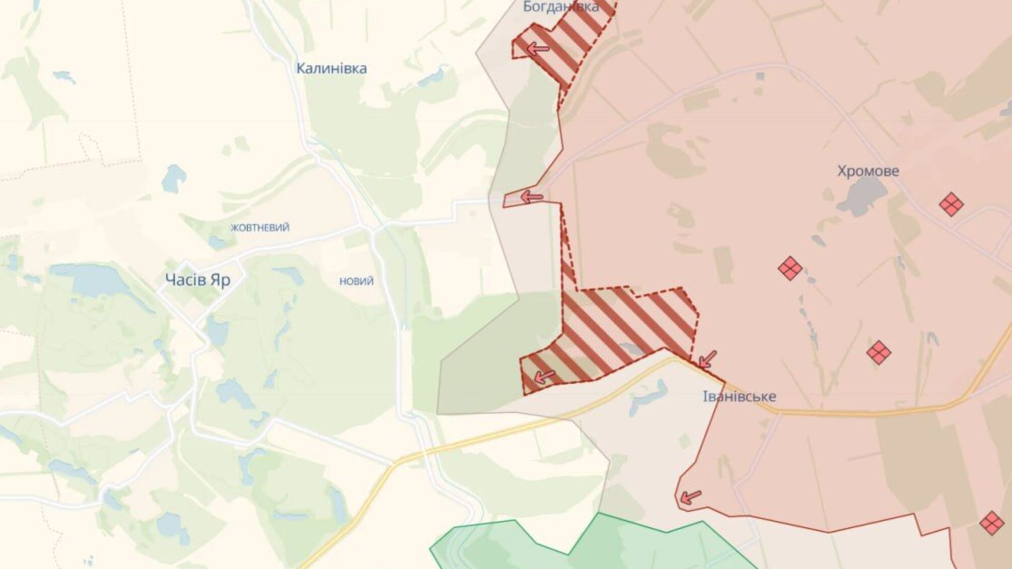 Карта боевых действий