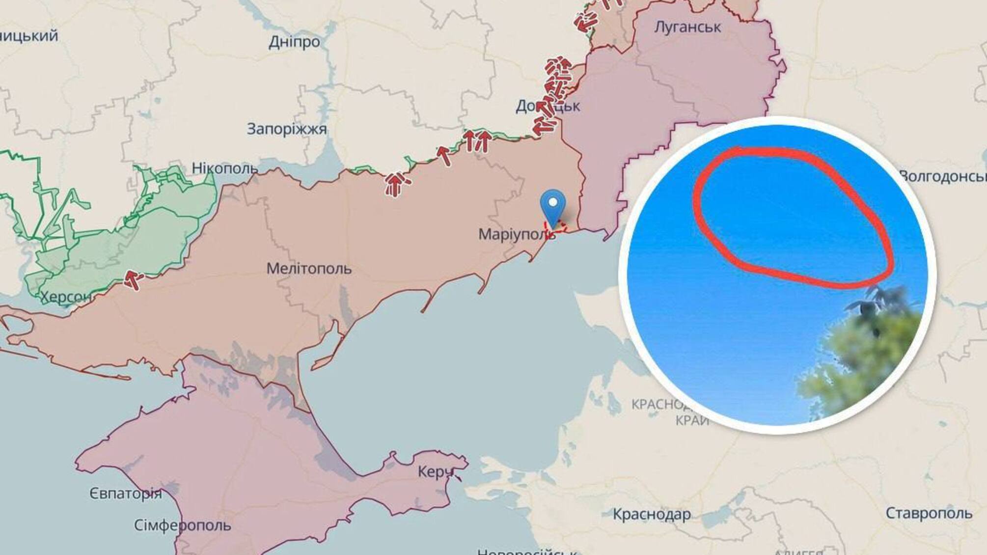 'Бавовна' в тимчасово окупованому Маріуполі: спрацювала ворожа ППО