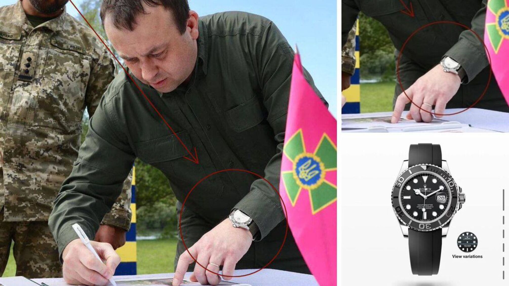 Голова Вінницької ОВА показав годинник вартістю його різної зарплати