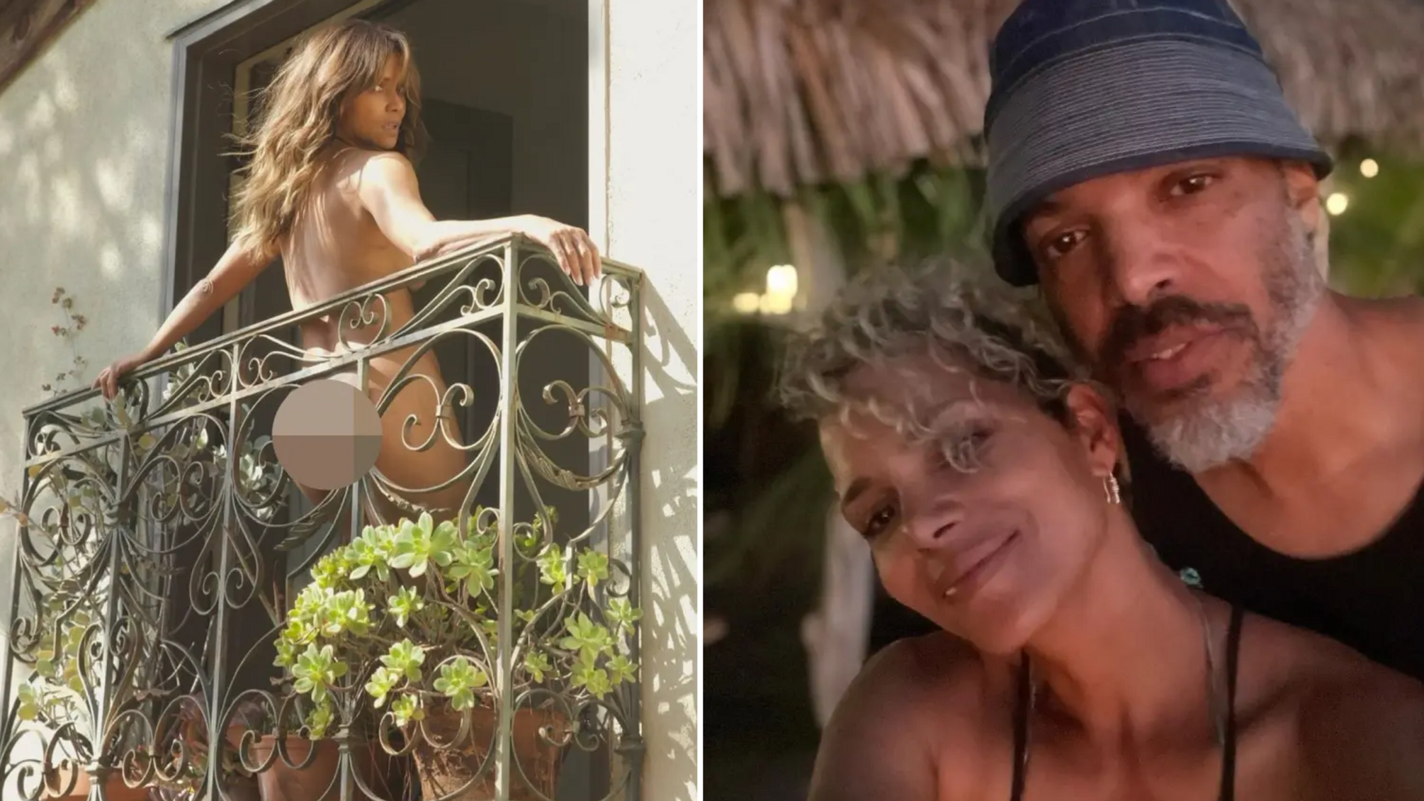 Хелли Берри с бойфрендом Ван Хантом