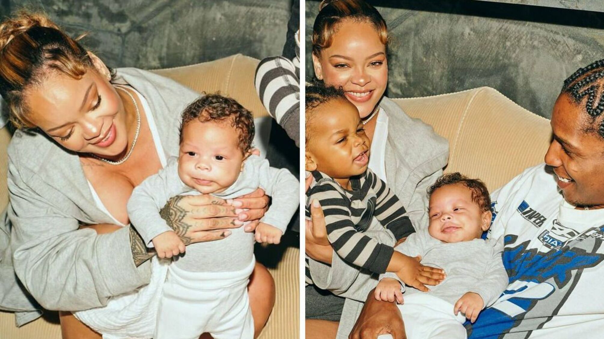 A$AP Rocky показал фотографии с Рианой и детьми