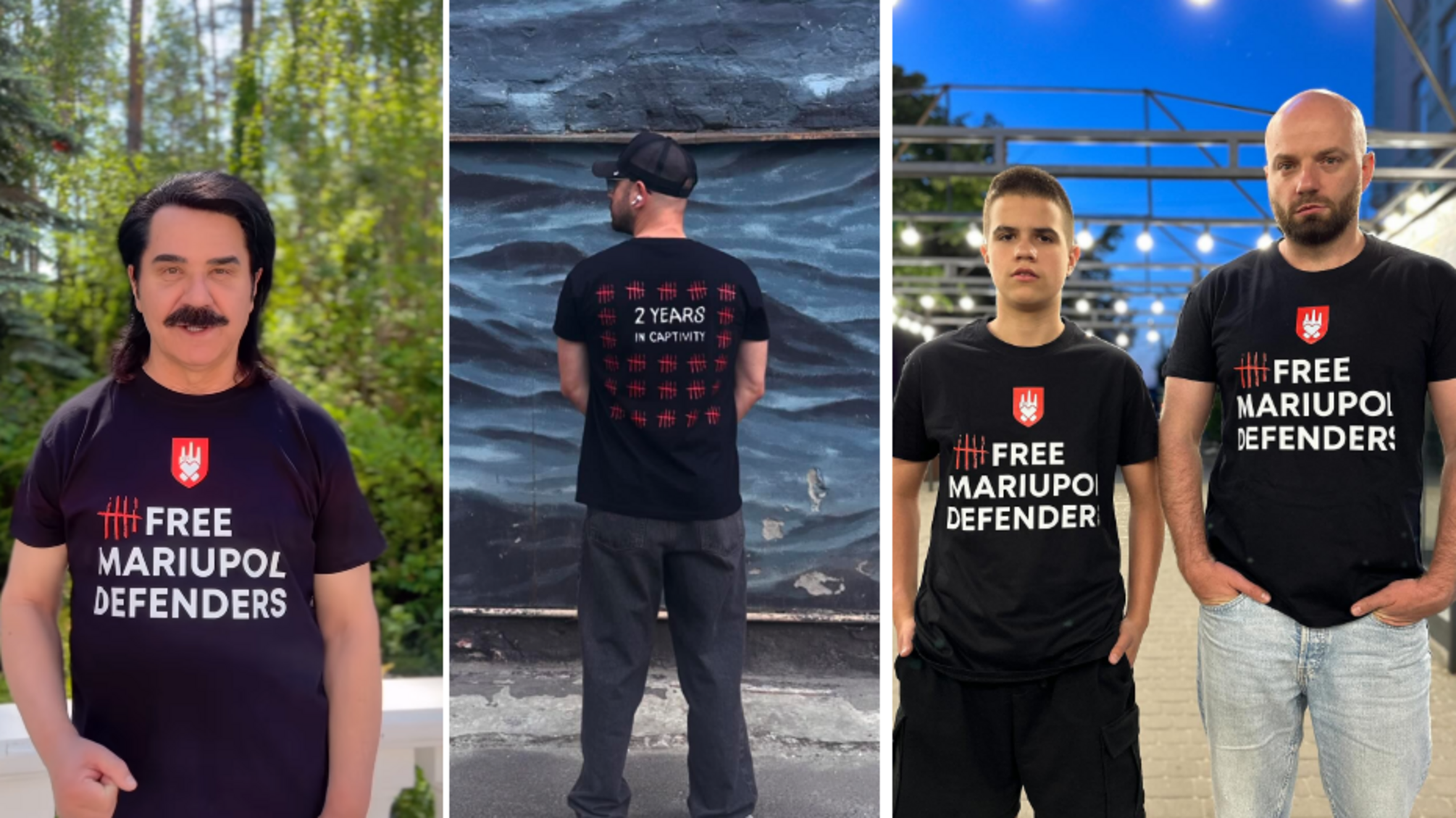 Бєдняков, Дьомін, Зібров та інші українські зірки підтримали флешмоб #FreeMariupolDefenders