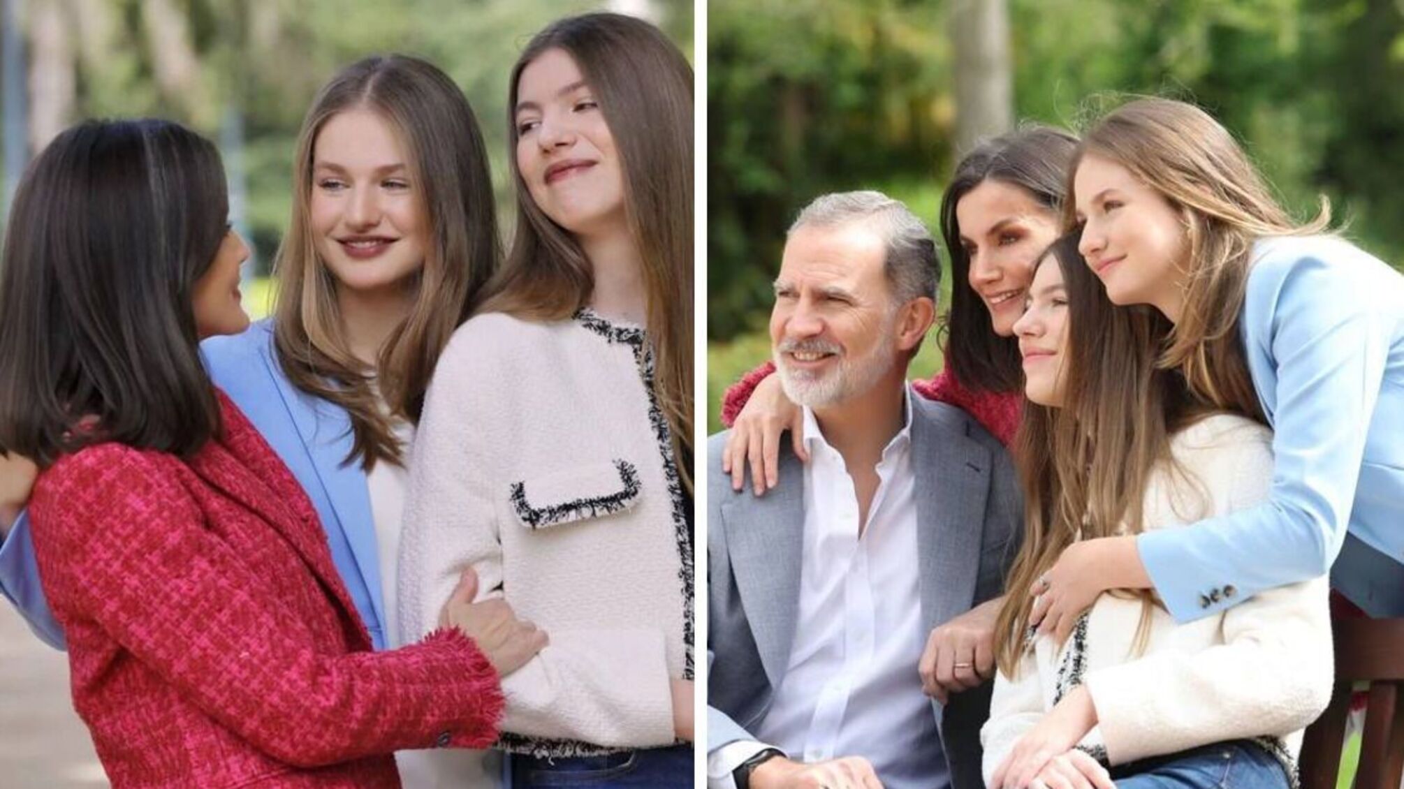 Родина обймається