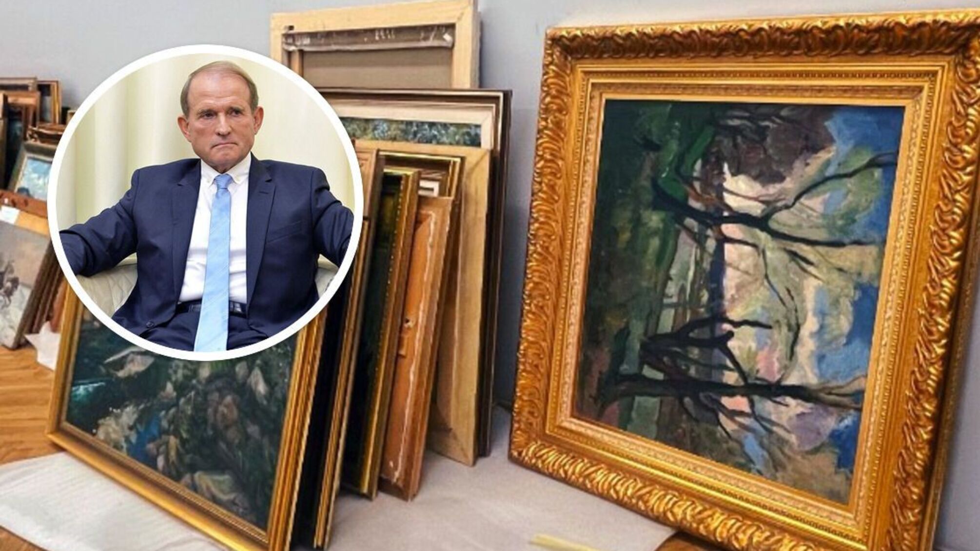 Более сотни конфискованных картин Медведчука передадут в Национальный музей