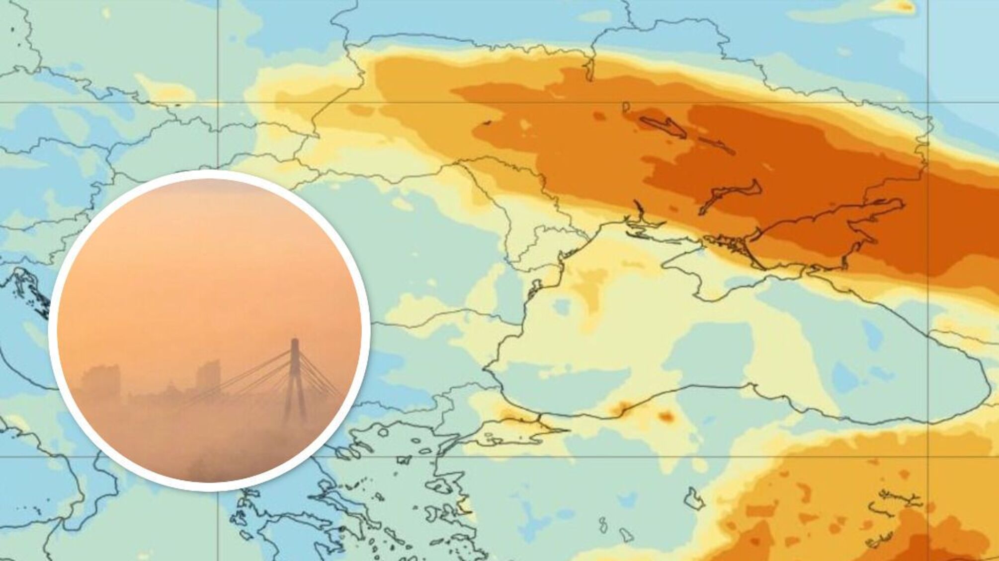 Помутнение неба и грязные дожди: Украину снова накроет пыль из Сахары