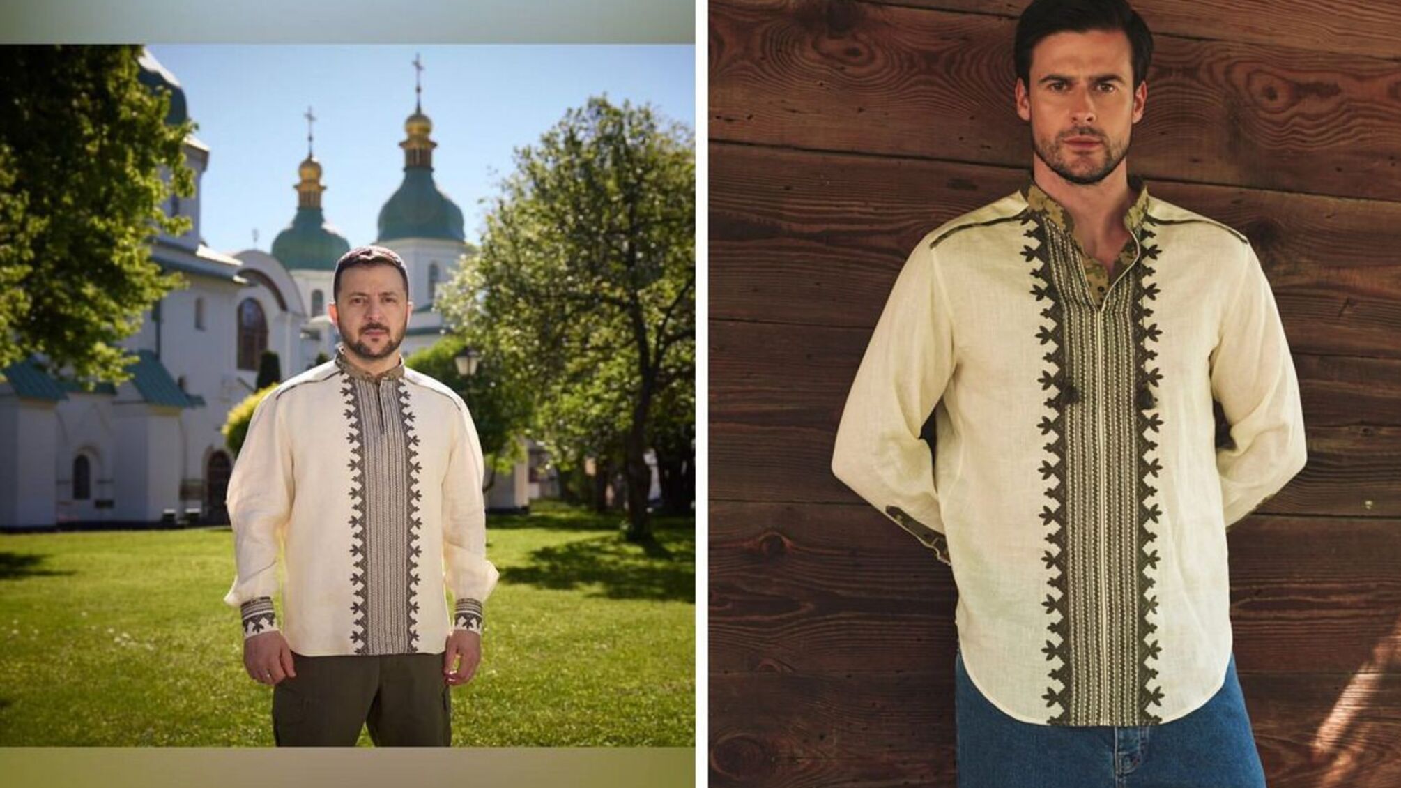 Володимир Зеленський у вишиванці