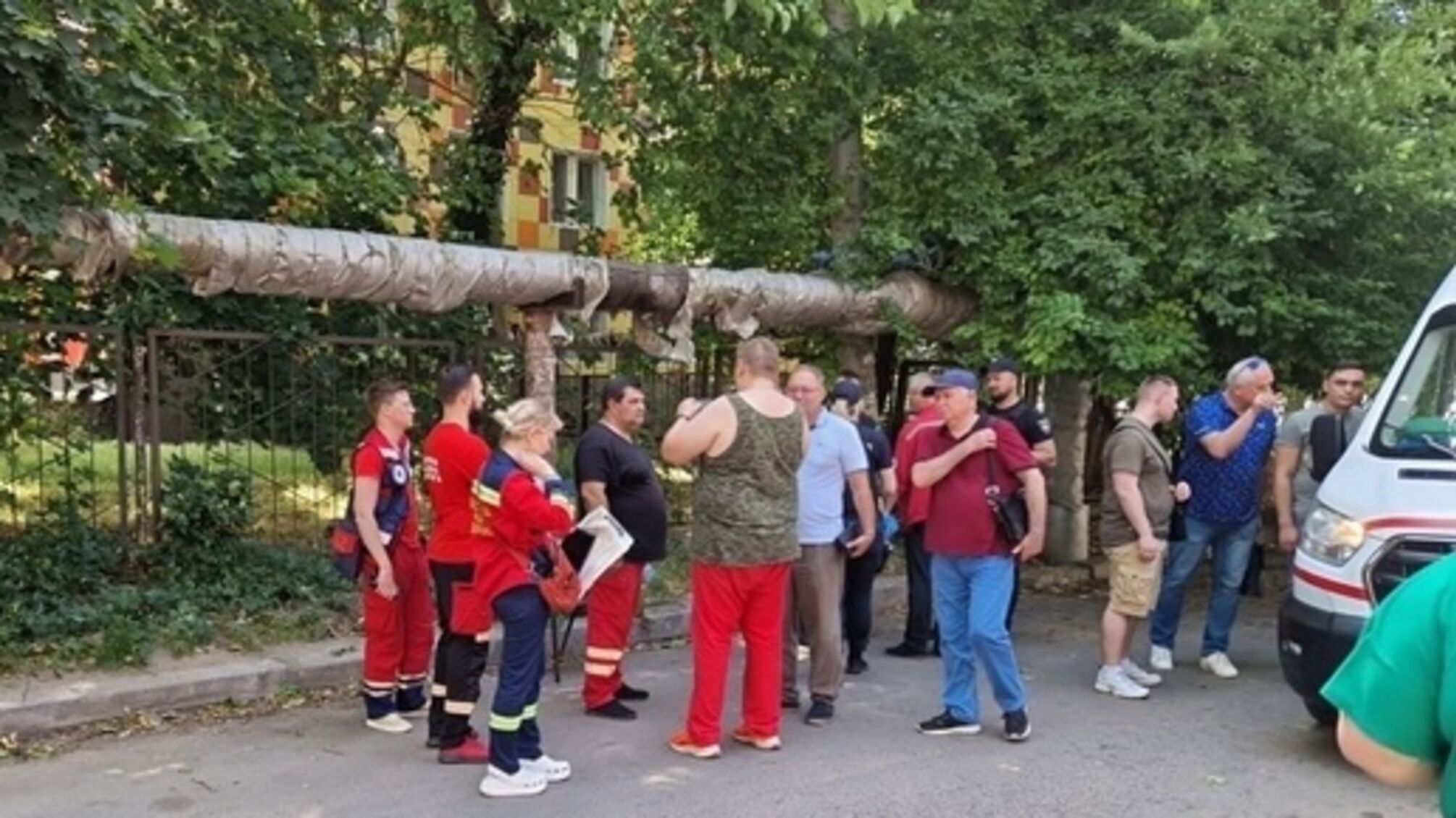 В Одессе произошел конфликт между врачами 'скорой' и сотрудниками ТЦК